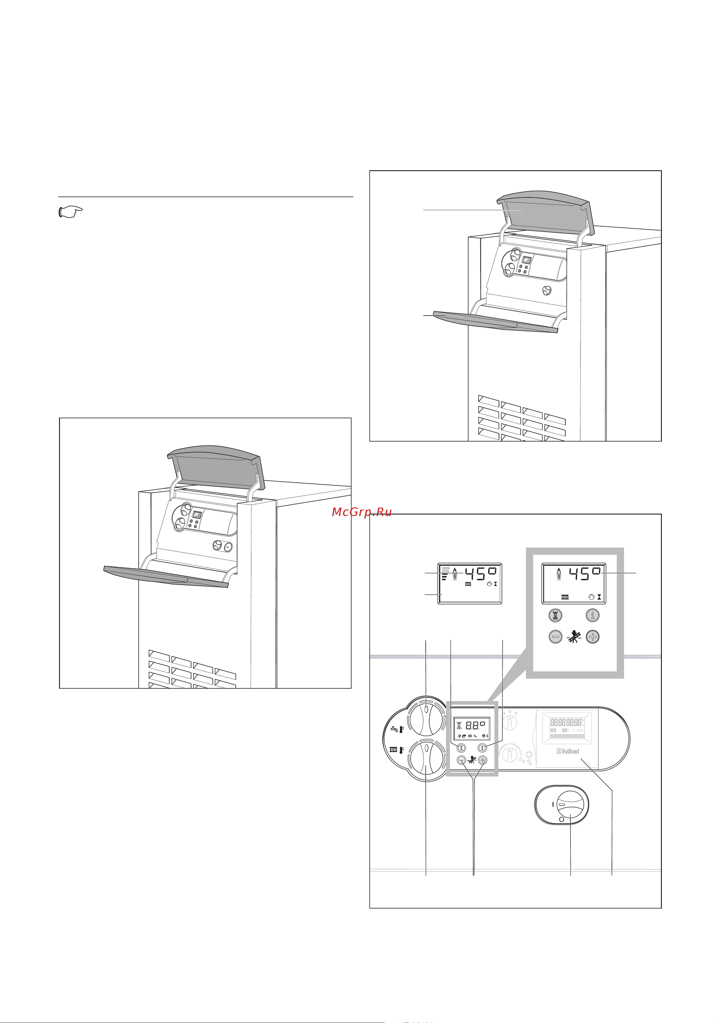 Vaillant atmo VIT VK INT 1648-E [8/60] Rukovanje