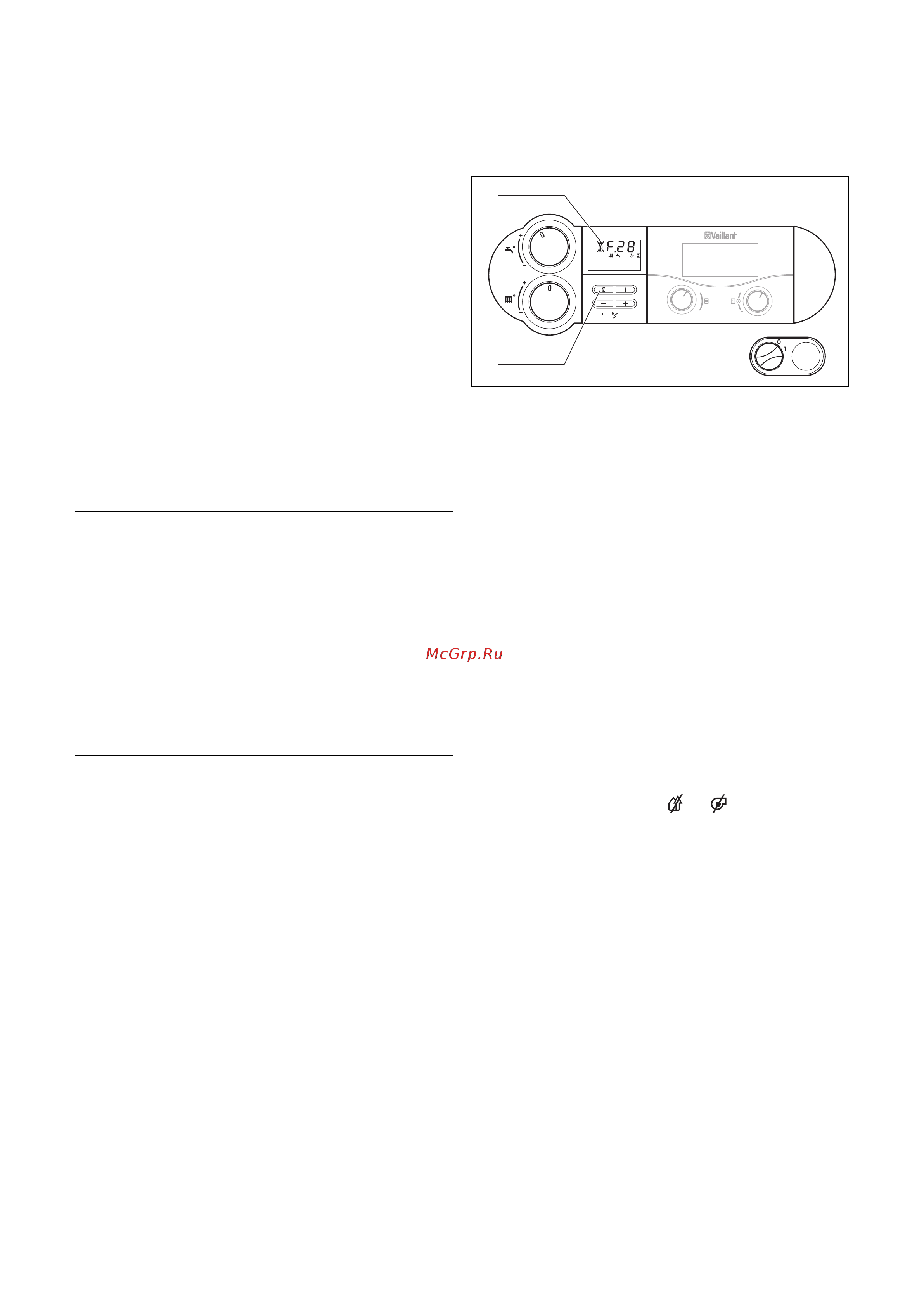 Vaillant eco VIT exclusiv VKK INT 6564 [20/76] Betjening af kedel