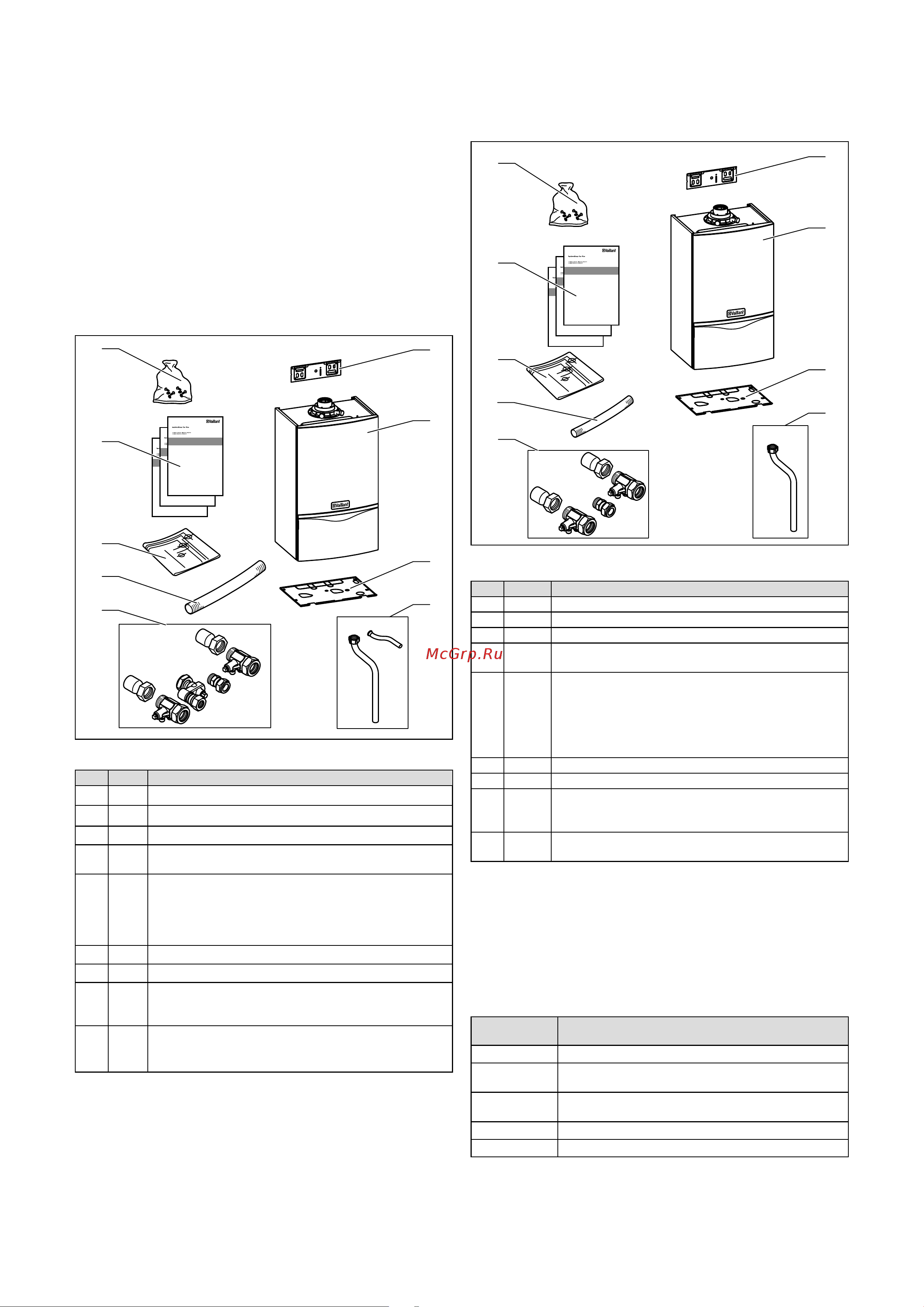 Vaillant ecoTEC plus VU OE 2463-5 [10/60] Монтаж