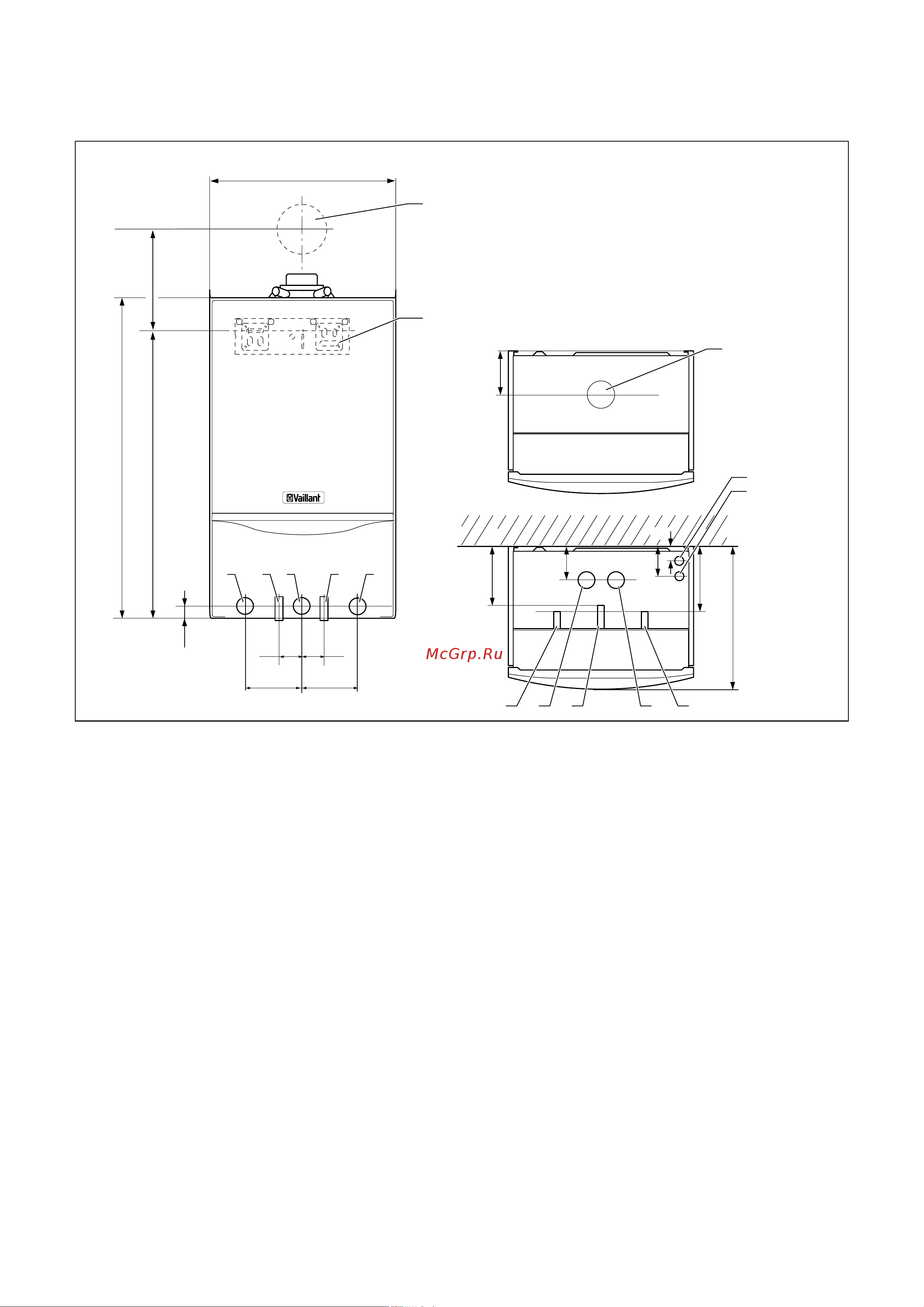 Vaillant ecoTEC plus VUW OE 2363-5 [12/60] Монтаж