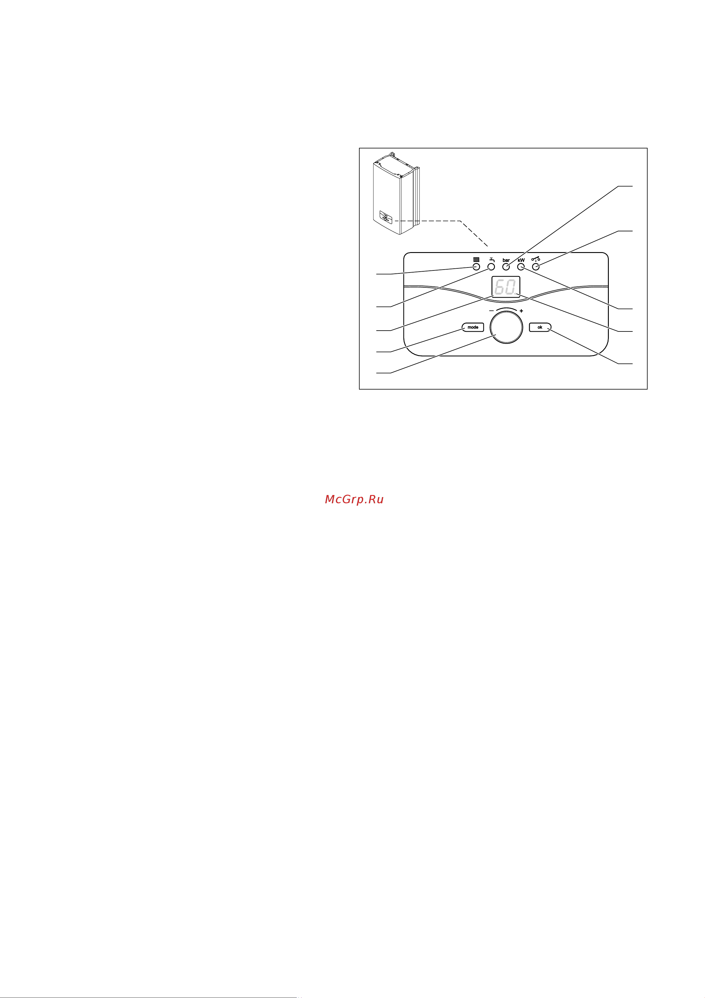 Vaillant elo BLOCK VE 12 [30/40] Управление