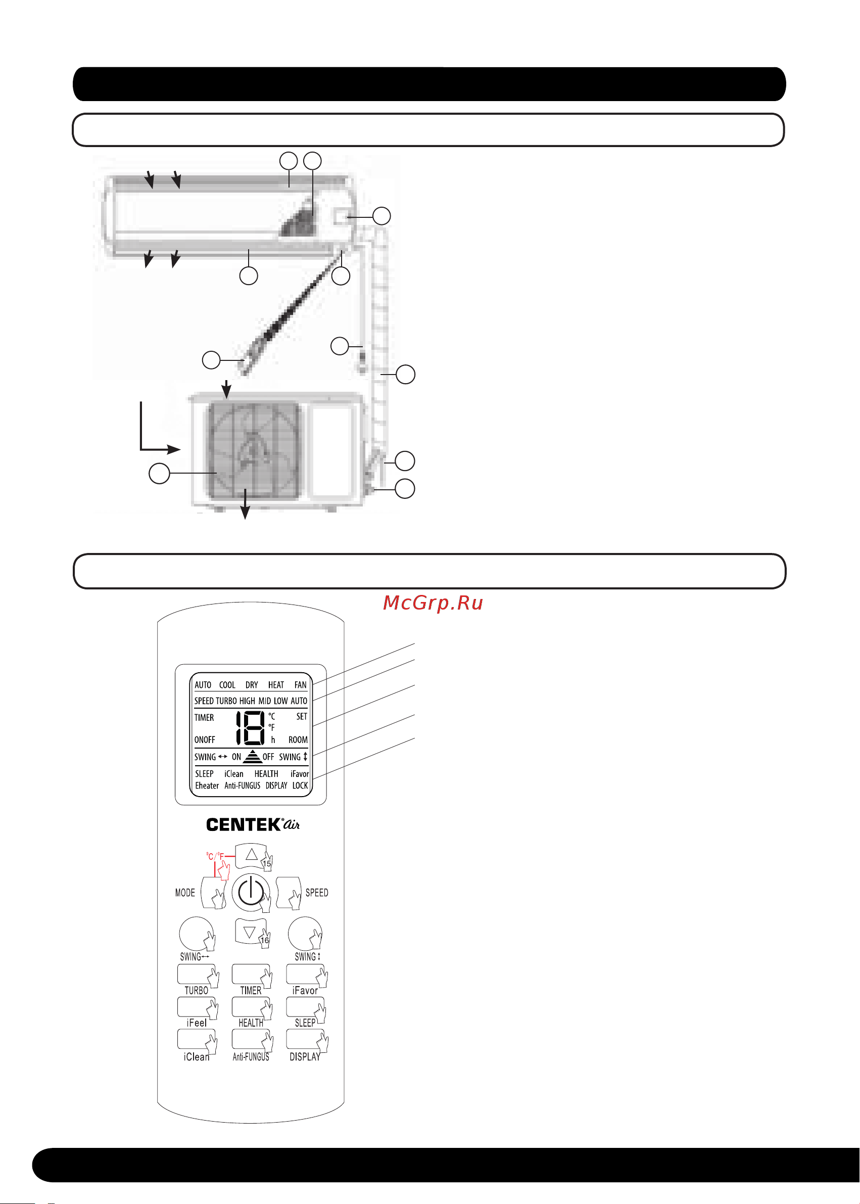 Centek скрытый LED дисплей, EER-3.21, компрессор GMCC CT-65A12 [6/52] Øíóð ïèòàíèÿ 7 ïäó 8 äðåíàæíûé øëàíã 9 õëàäàãåíò òðóáà äëÿ æèäêîñòè