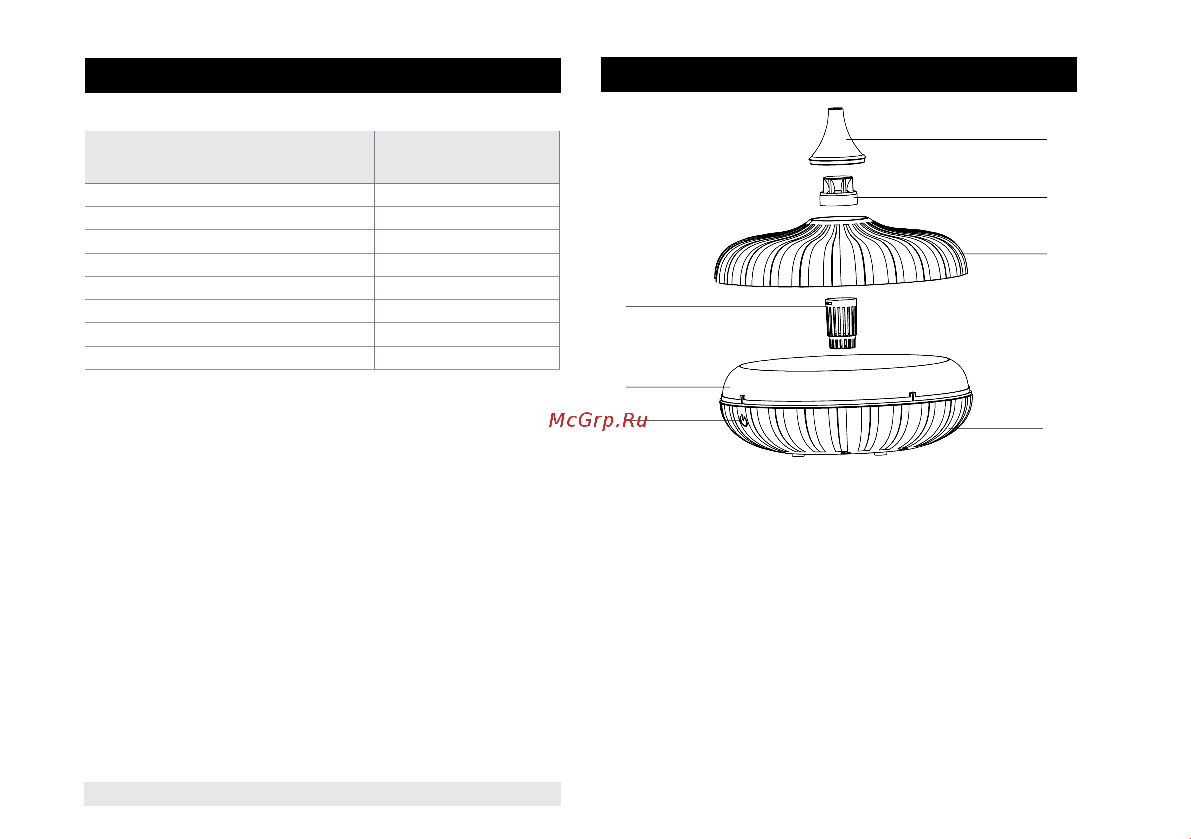 Timberk THU UL 26 [4/24] Specifications 4 description of the unit