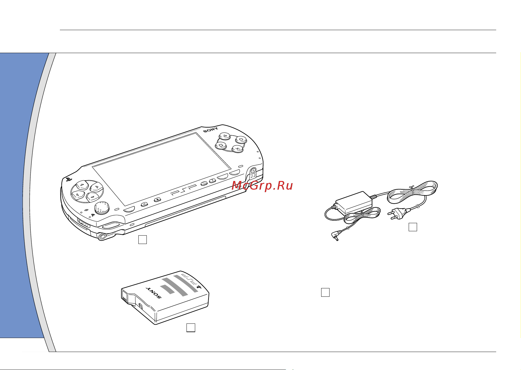 Sony PSP-2008 Wh+J.L.H [4/32] Проверка содержимого упаковки