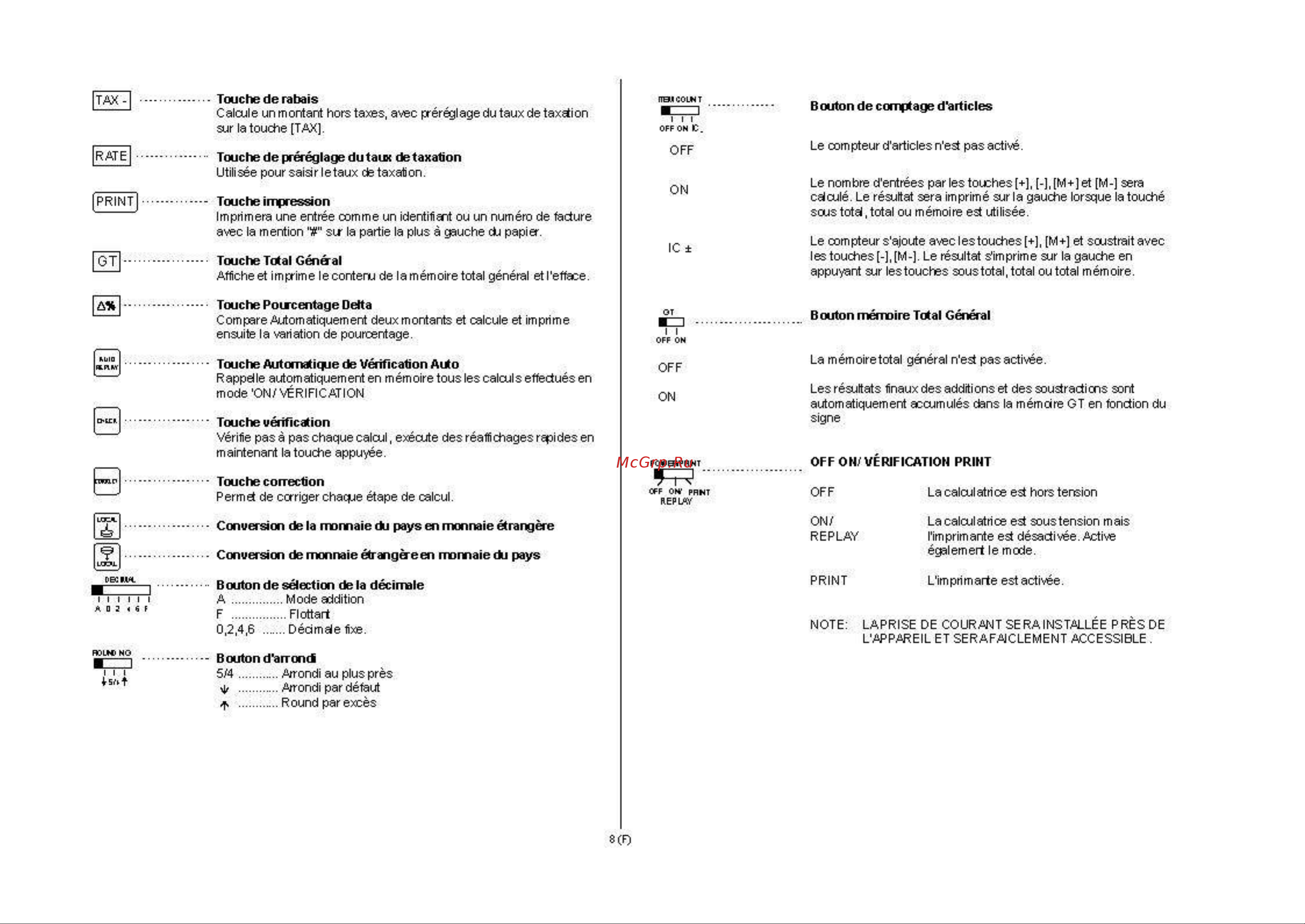 Citizen 540DPII Руководство по эксплуатации онлайн [12/69] 707449