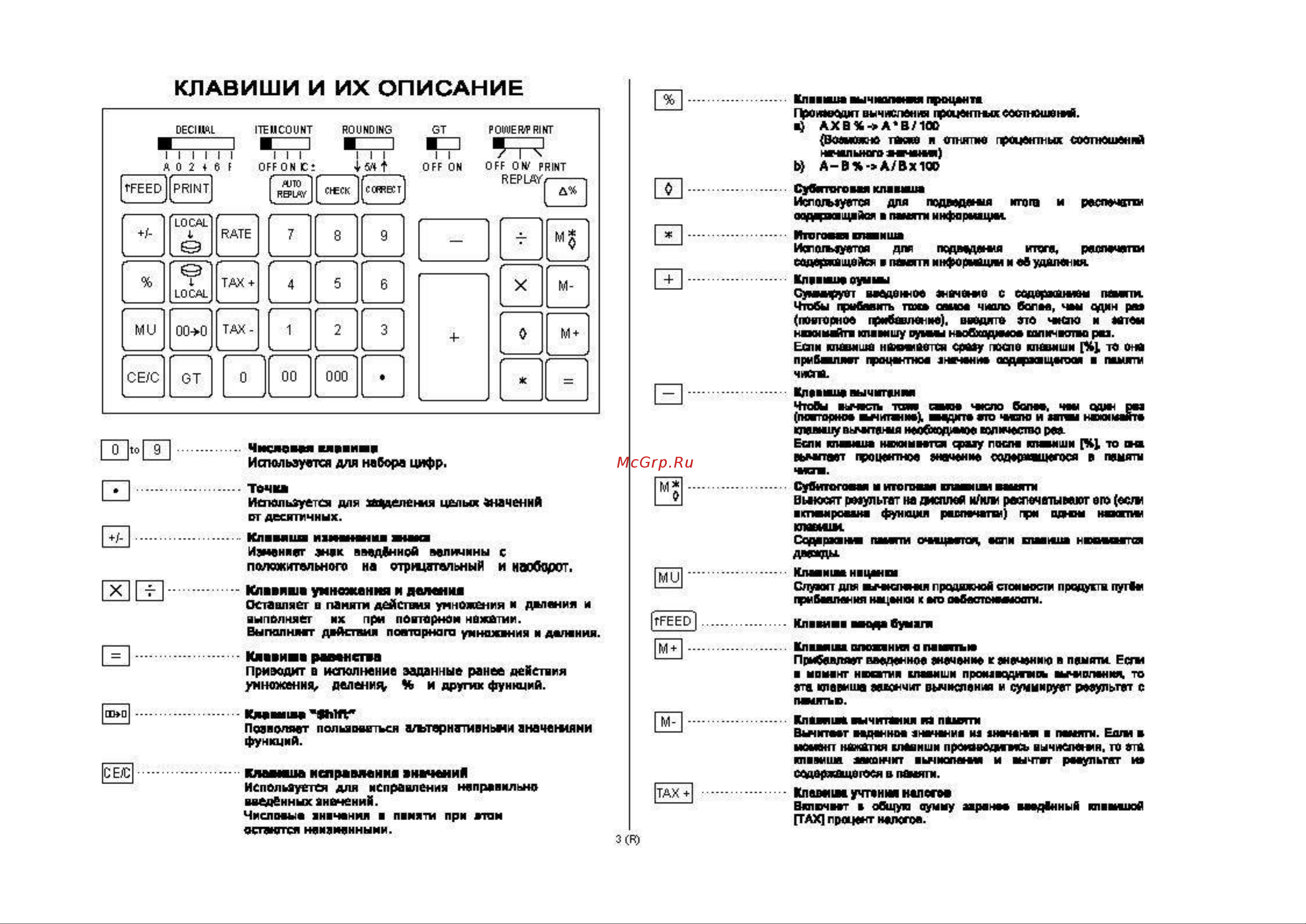 Citizen 540DPII Руководство по эксплуатации онлайн [7/69] 707449