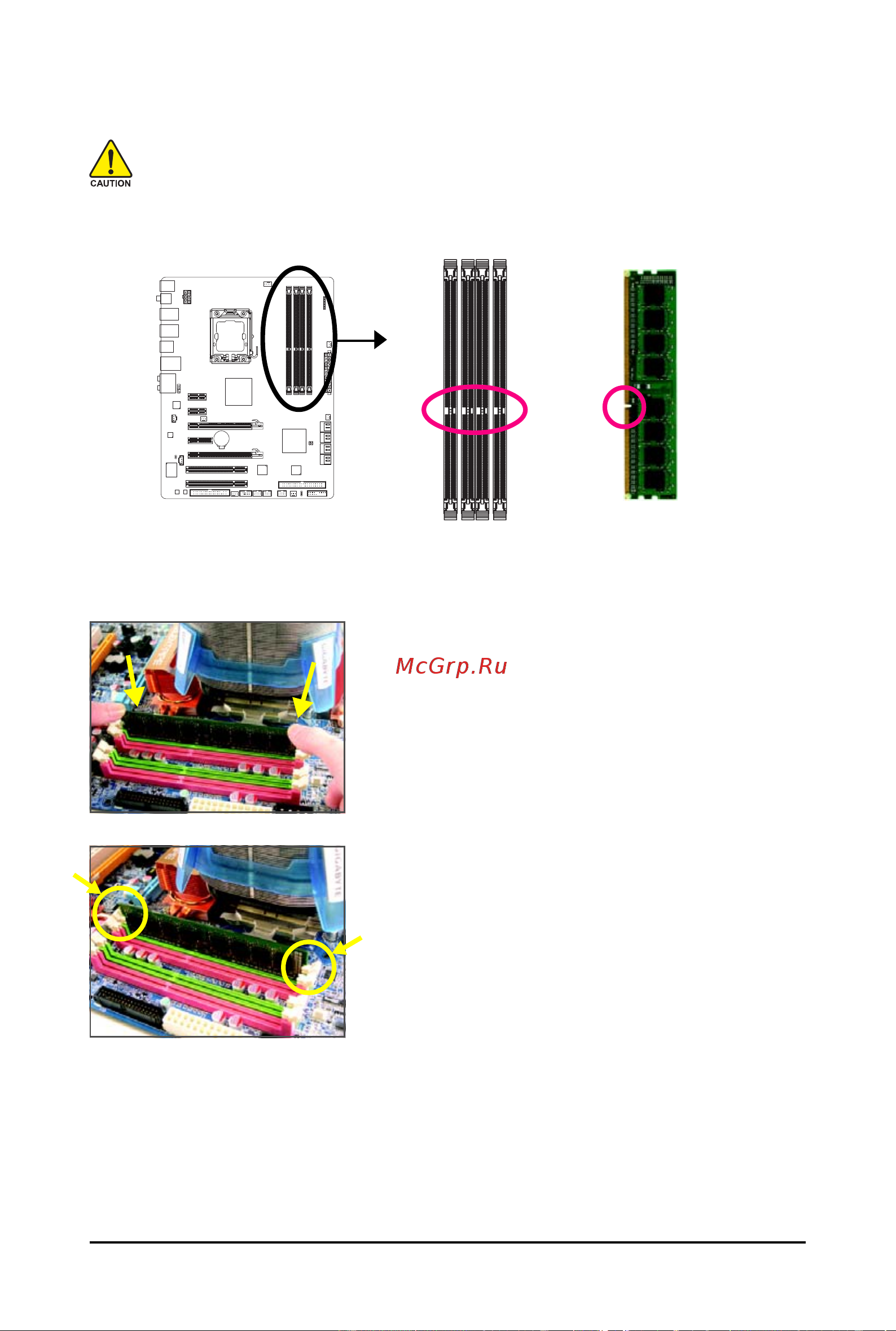 Gigabyte GA EX58 UD3R   rev  1 0 [17/120] 4 2 installing a memory