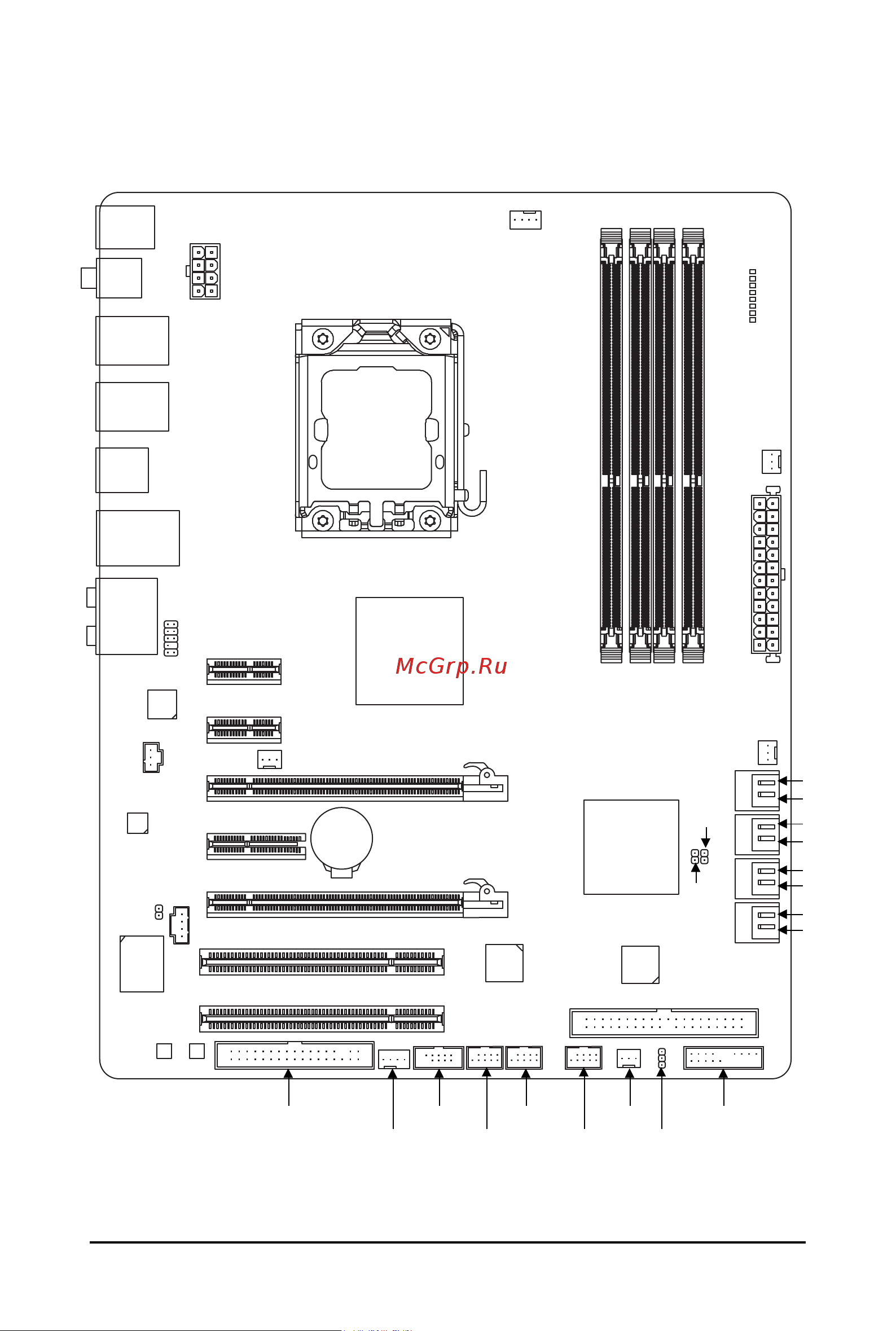 Gigabyte GA EX58 UD3R   rev  1 0 [7/120] Ga ex58 ud3r motherboard layout