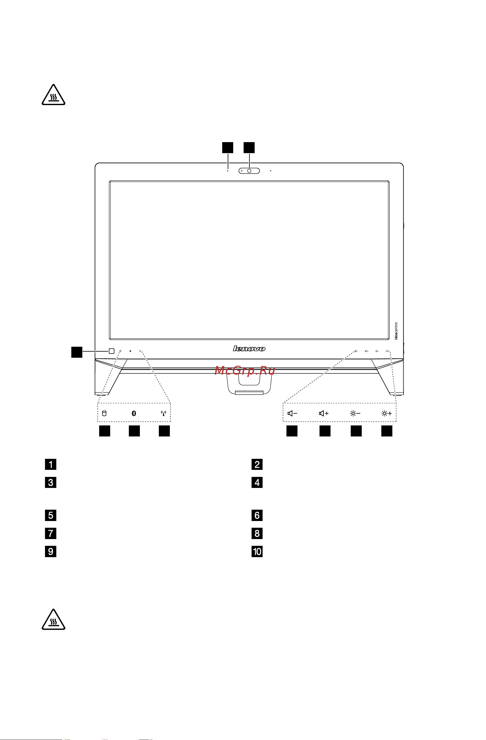 Lenovo IdeaCentre B355 [7/63] Вид компьютера спереди