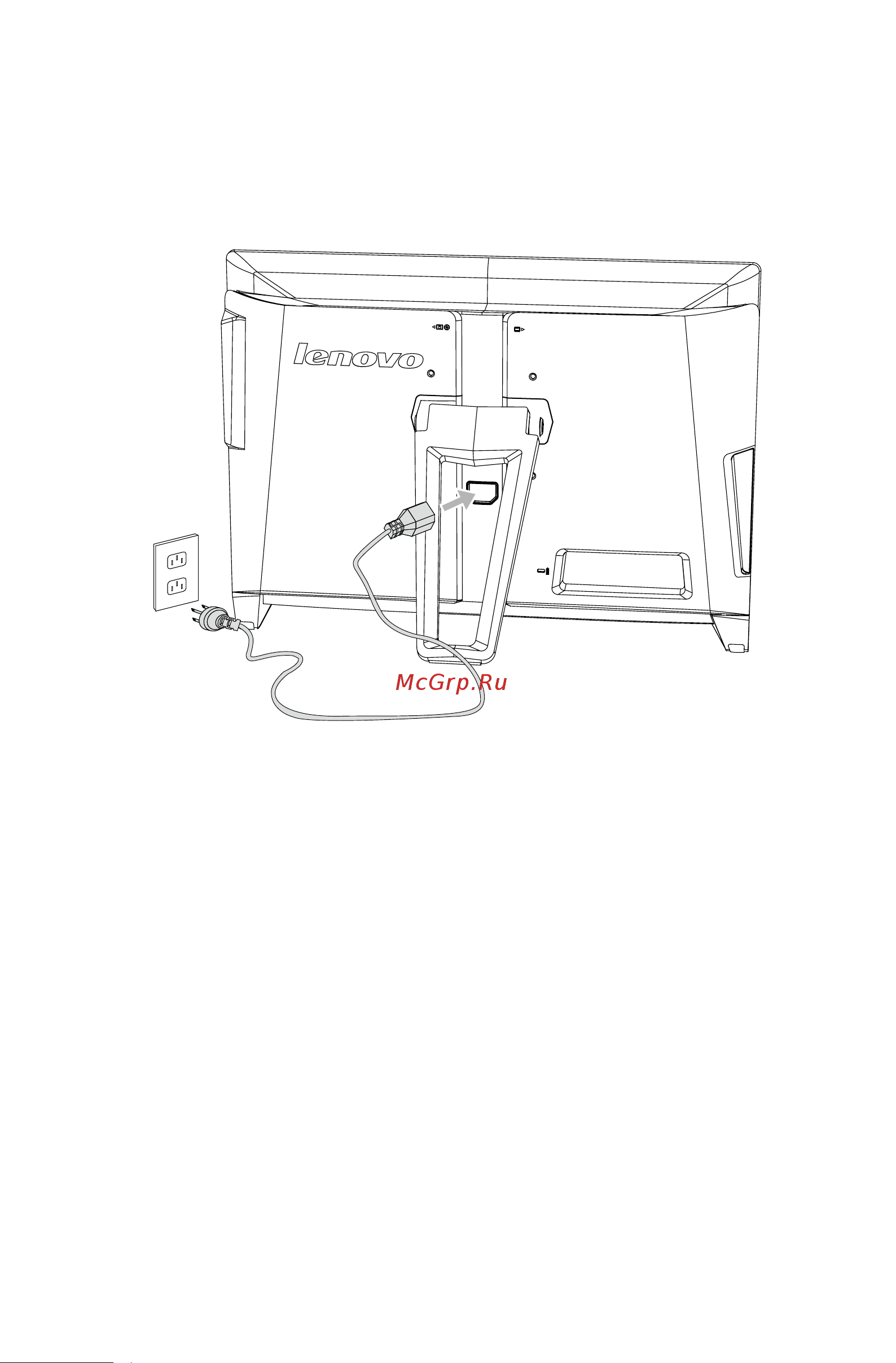 Lenovo IdeaCentre B555 [12/63] Подключение компьютера