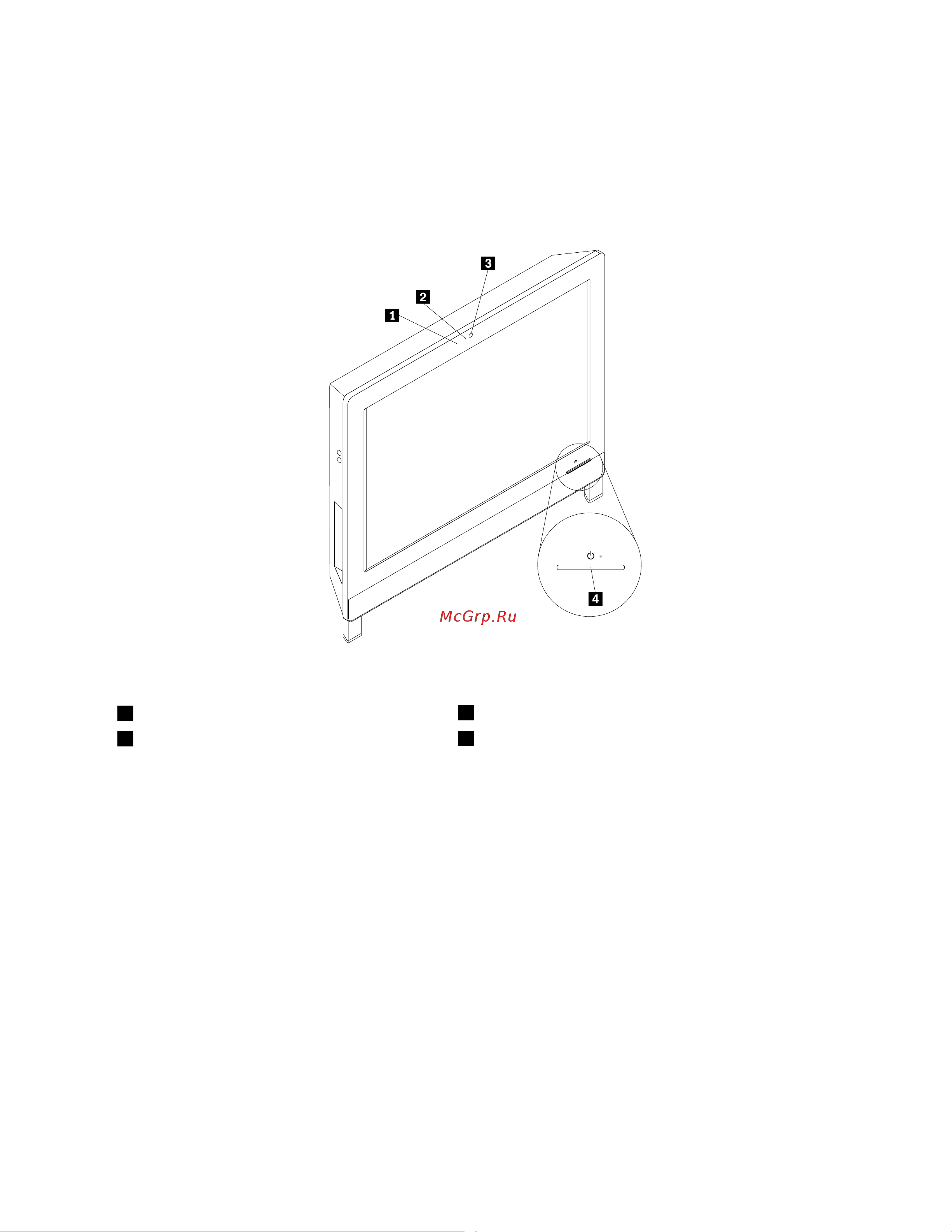 Lenovo ThinkCentre Edge 62z [21/110] На рис 1 расположение разъемов органов управления и индикаторов на лицевой панели на странице 9 показано расположение разъемов органов управления и индикаторов на лицевой панели компьютера