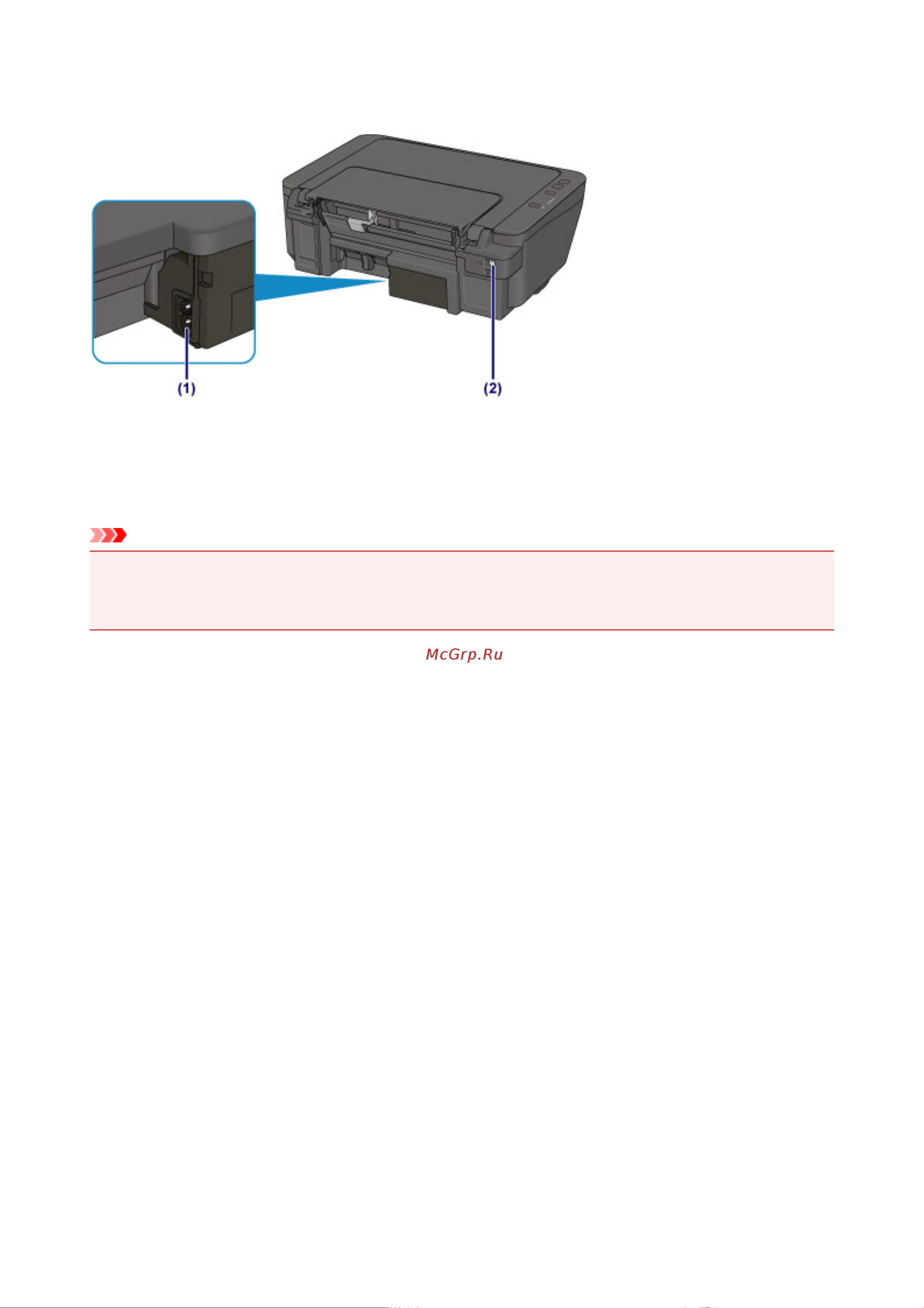 Canon PIXMA E414 [71/306] Внимание