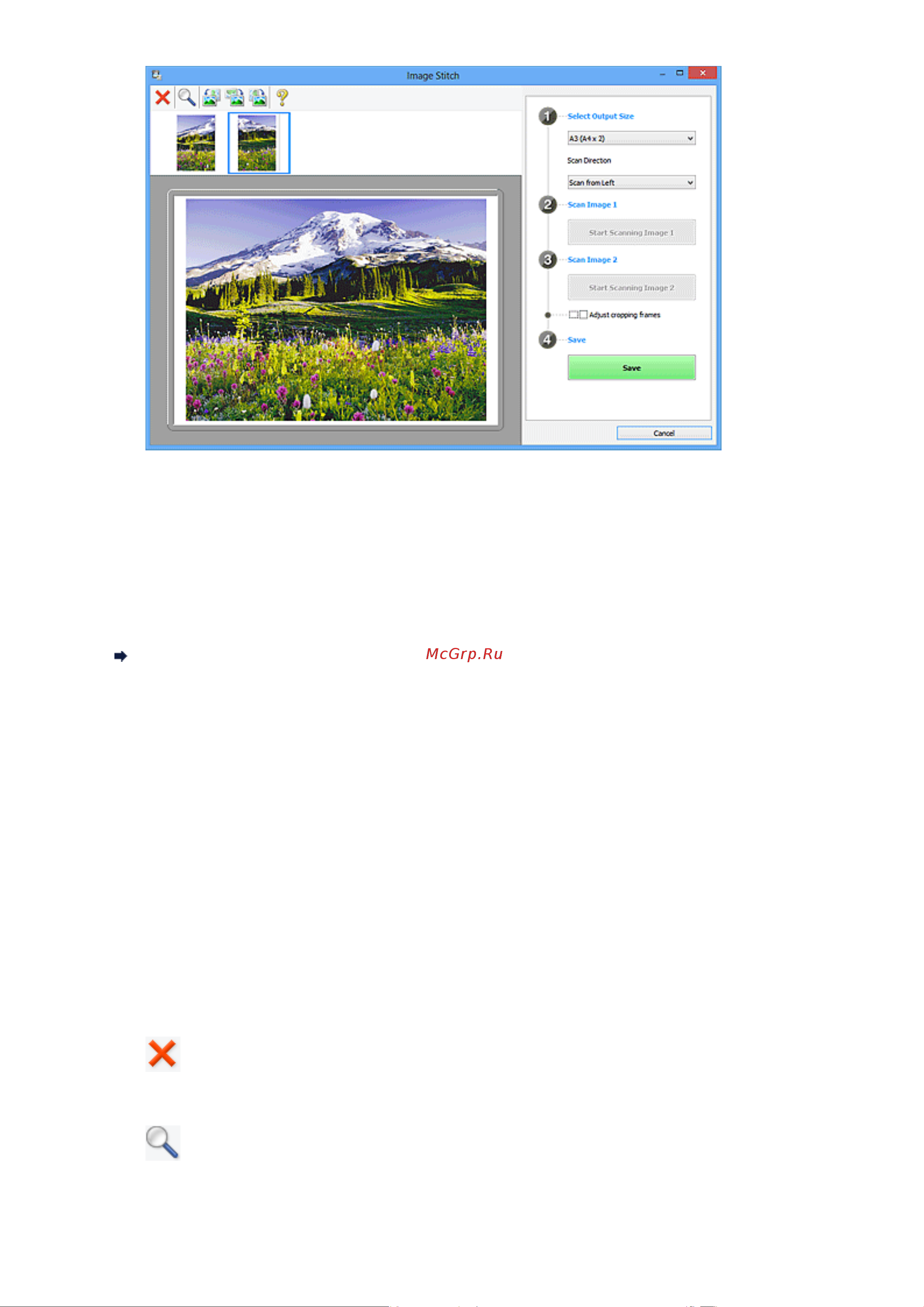 Canon PIXMA MG2545S [534/638] 2 панель инструментов