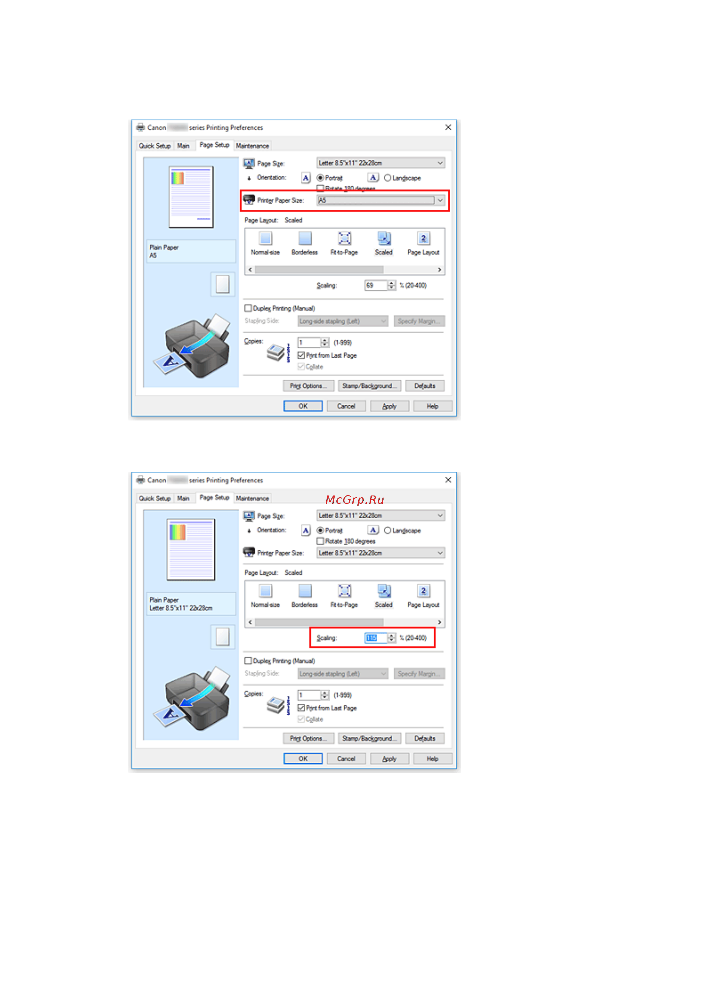 Canon PIXMA TS3150 [159/378] Щелкните ok