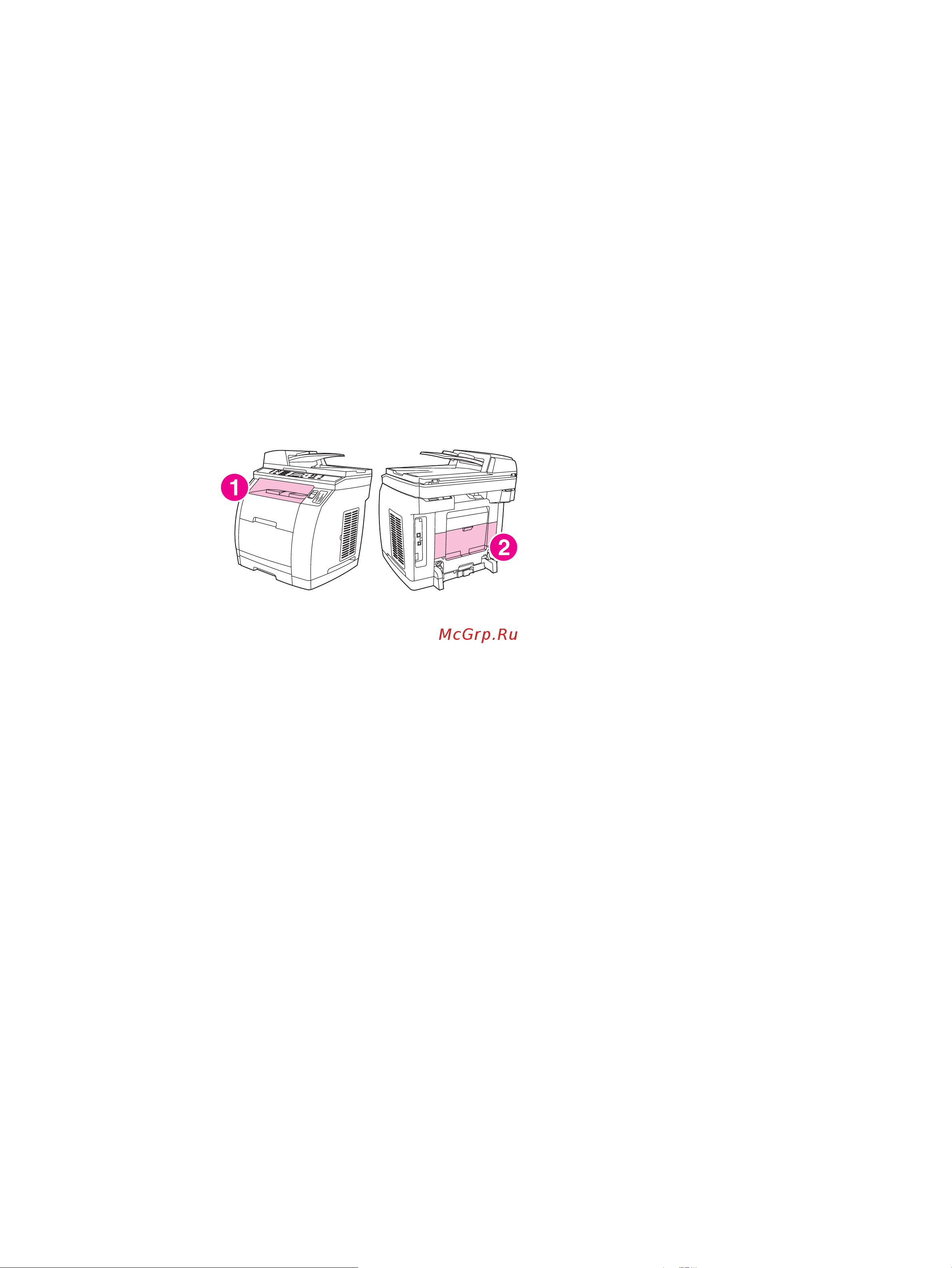 HP Color LaserJet 2830 [64/364] Выбор местоположения для отпечатанного материала