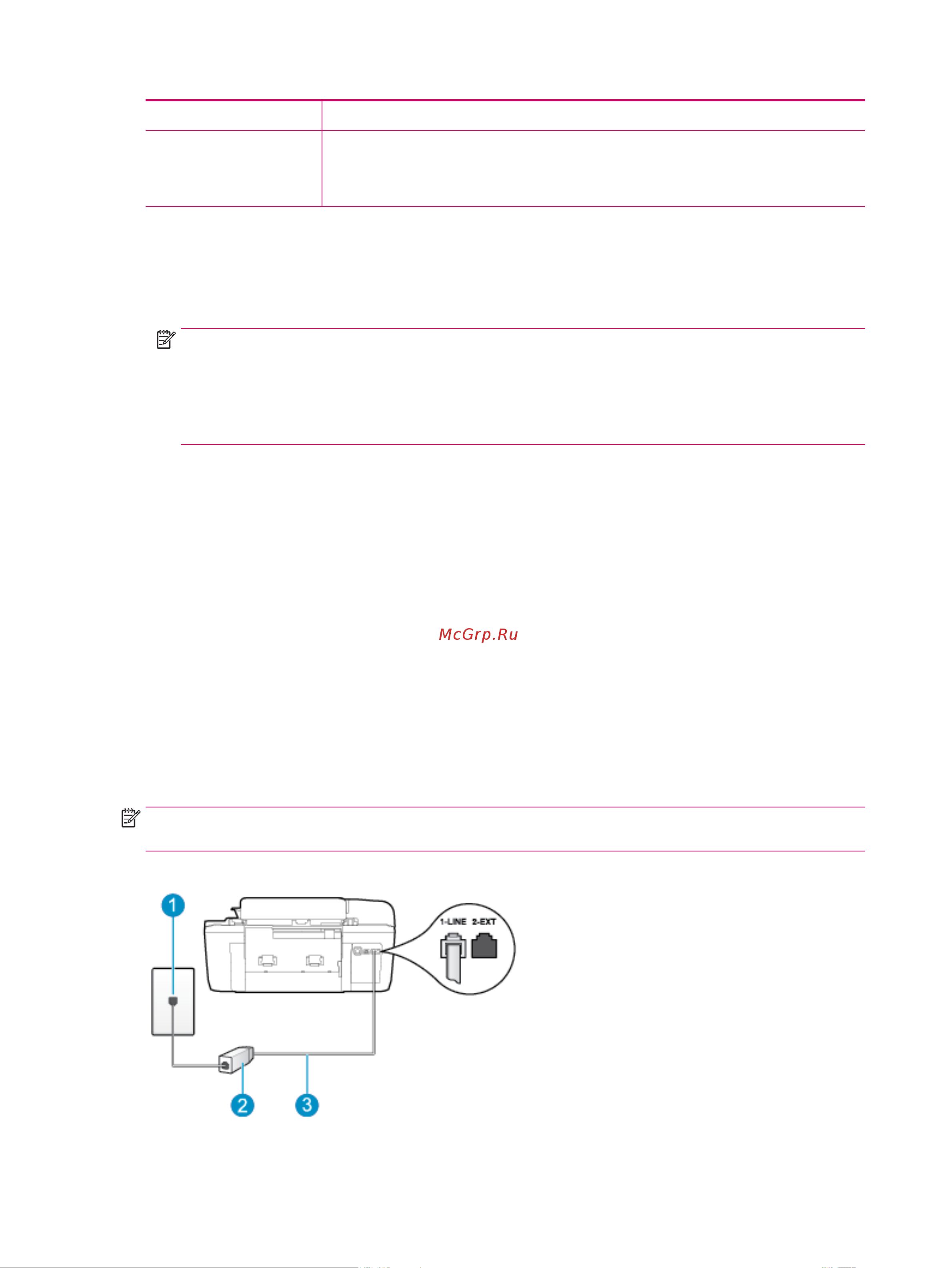 HP Deskjet Ink Advantage 2645 [130/156] Вариант б настройка принтера при использовании линии dsl