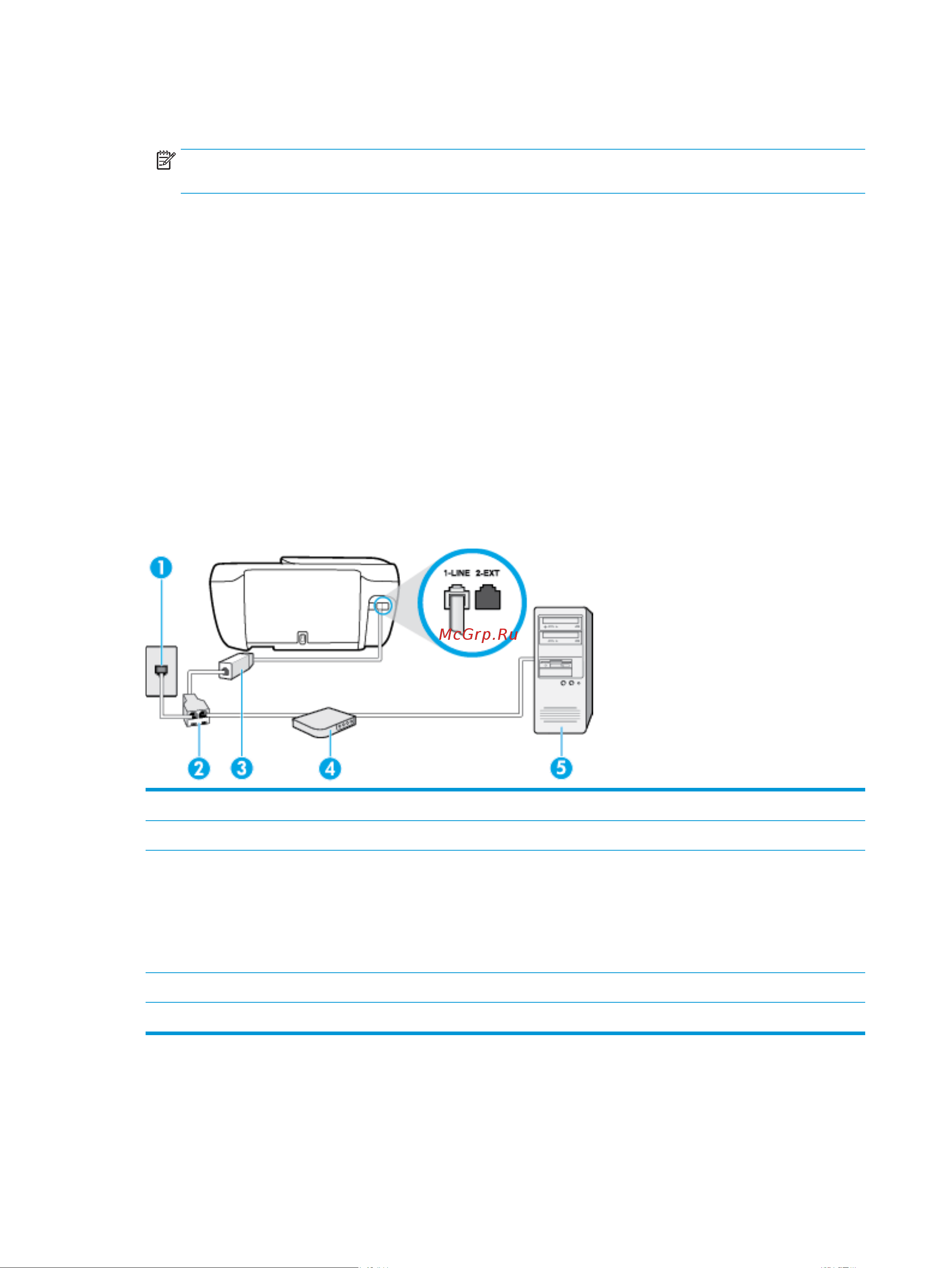 HP DeskJet Ink Advantage 3835 [180/198] Настройка принтера для работы с модемом dsl adsl