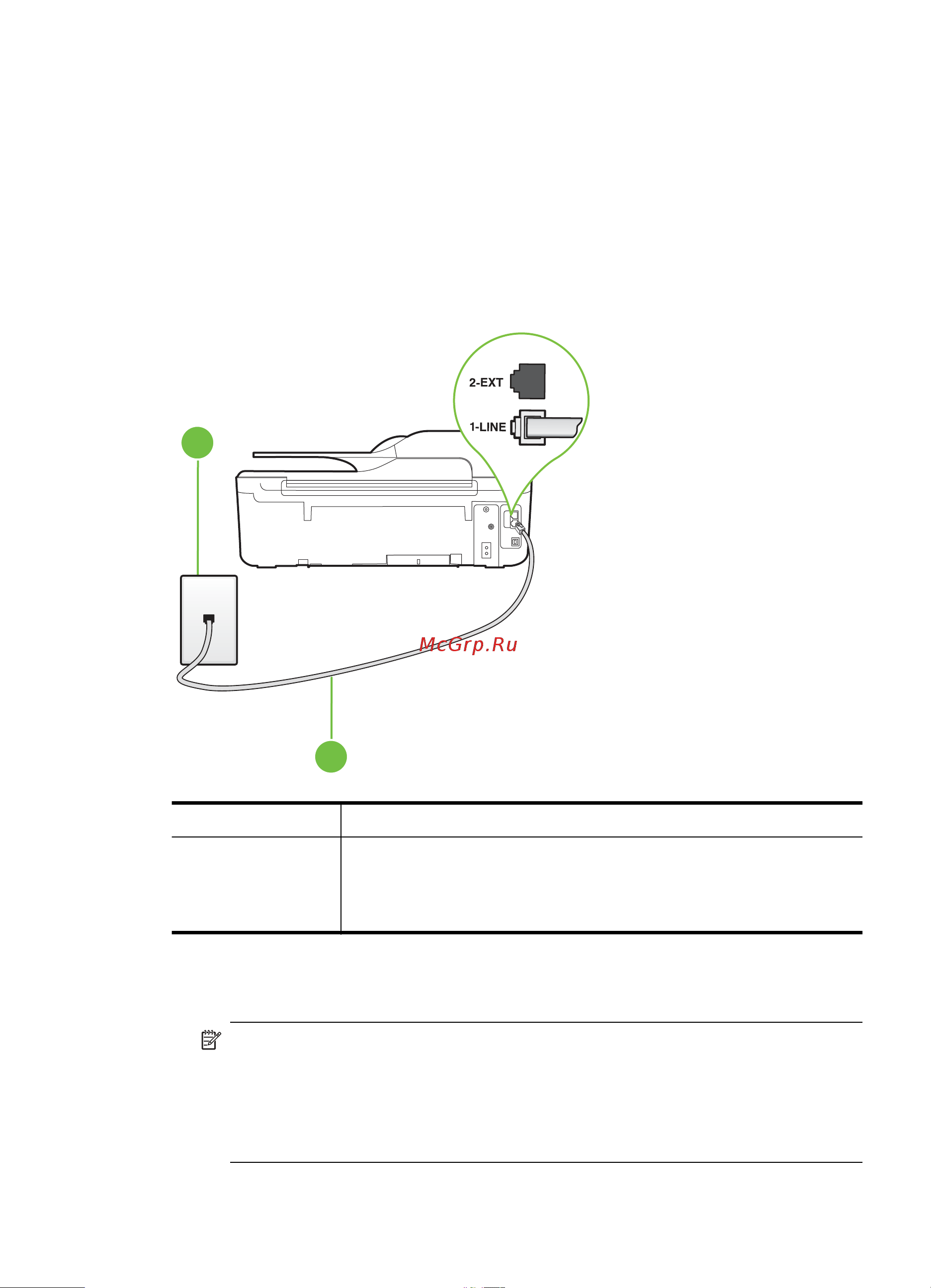 HP Deskjet Ink Advantage 4620 [205/258] Вариант г использование одной линии для факса и службы отличительного звонка