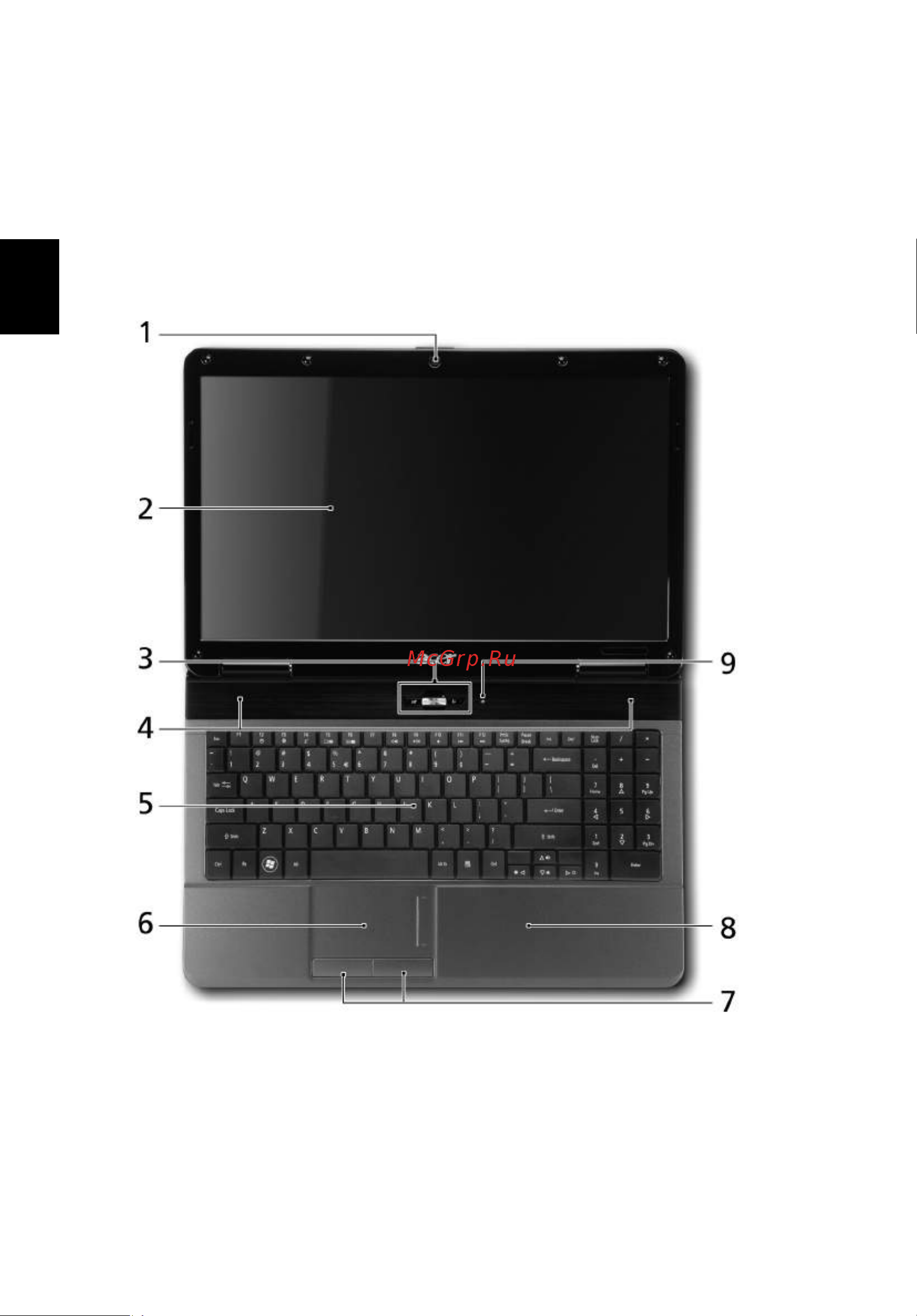 Acer Aspire 5732Z [4/12] Знакомство с ноутбуком acer