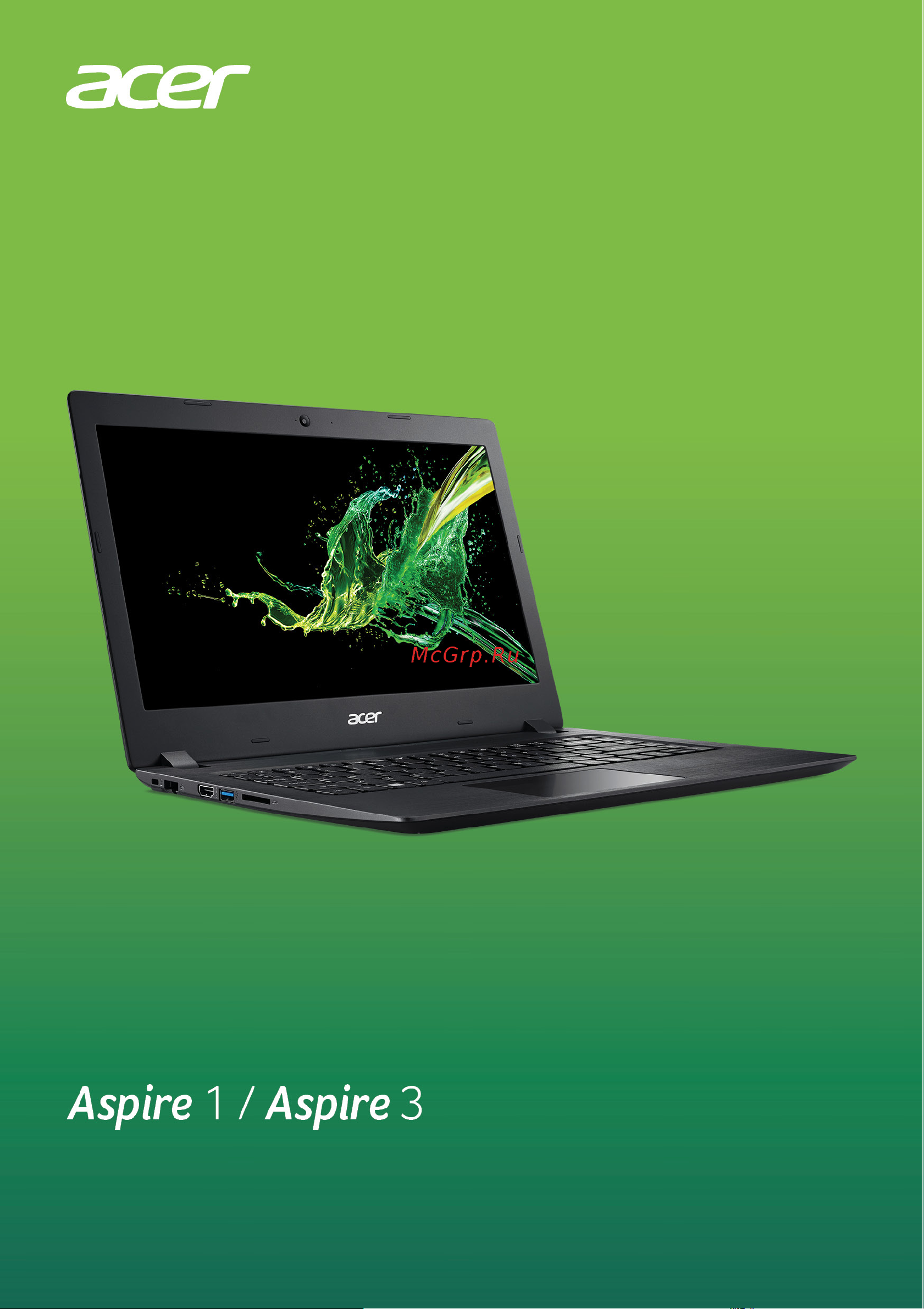 Acer Aspire A314-21 Руководство по эксплуатации онлайн
