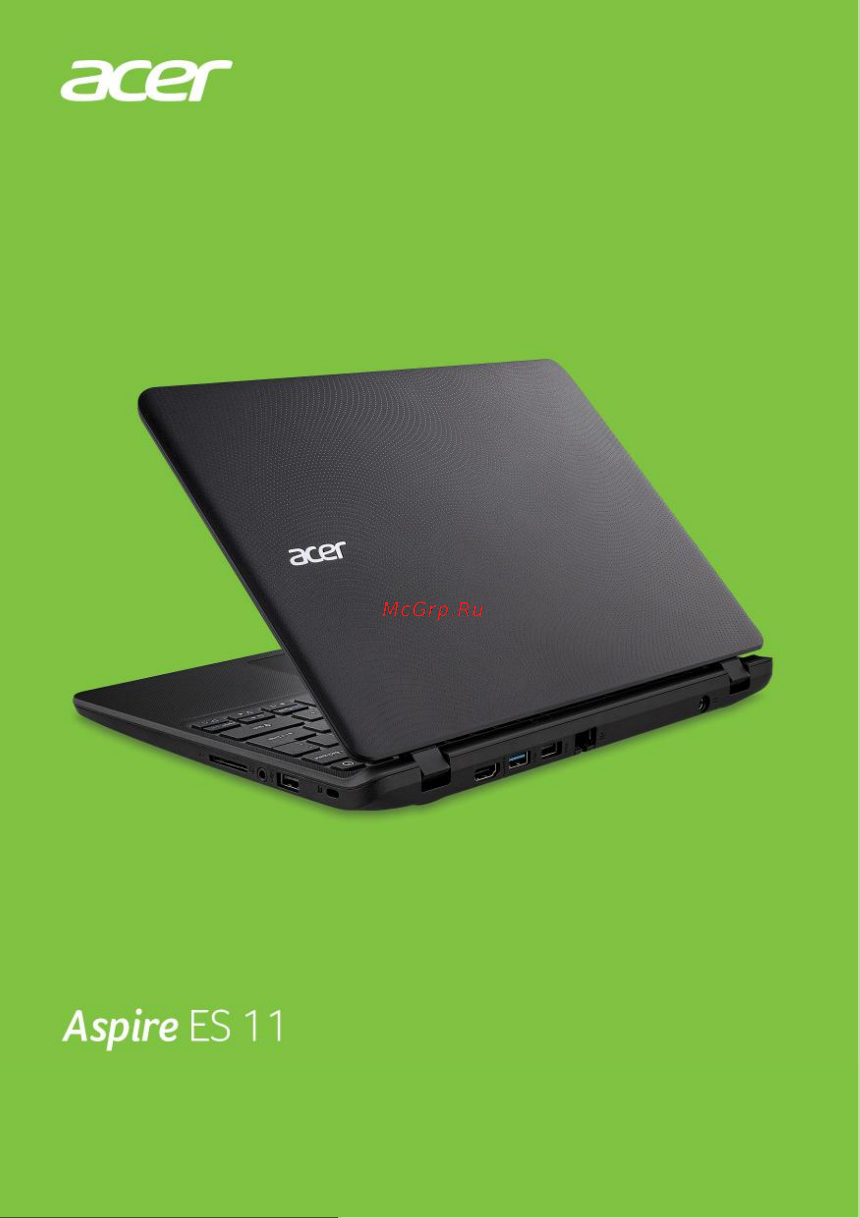 Acer Aspire ES1-132 Руководство по эксплуатации онлайн