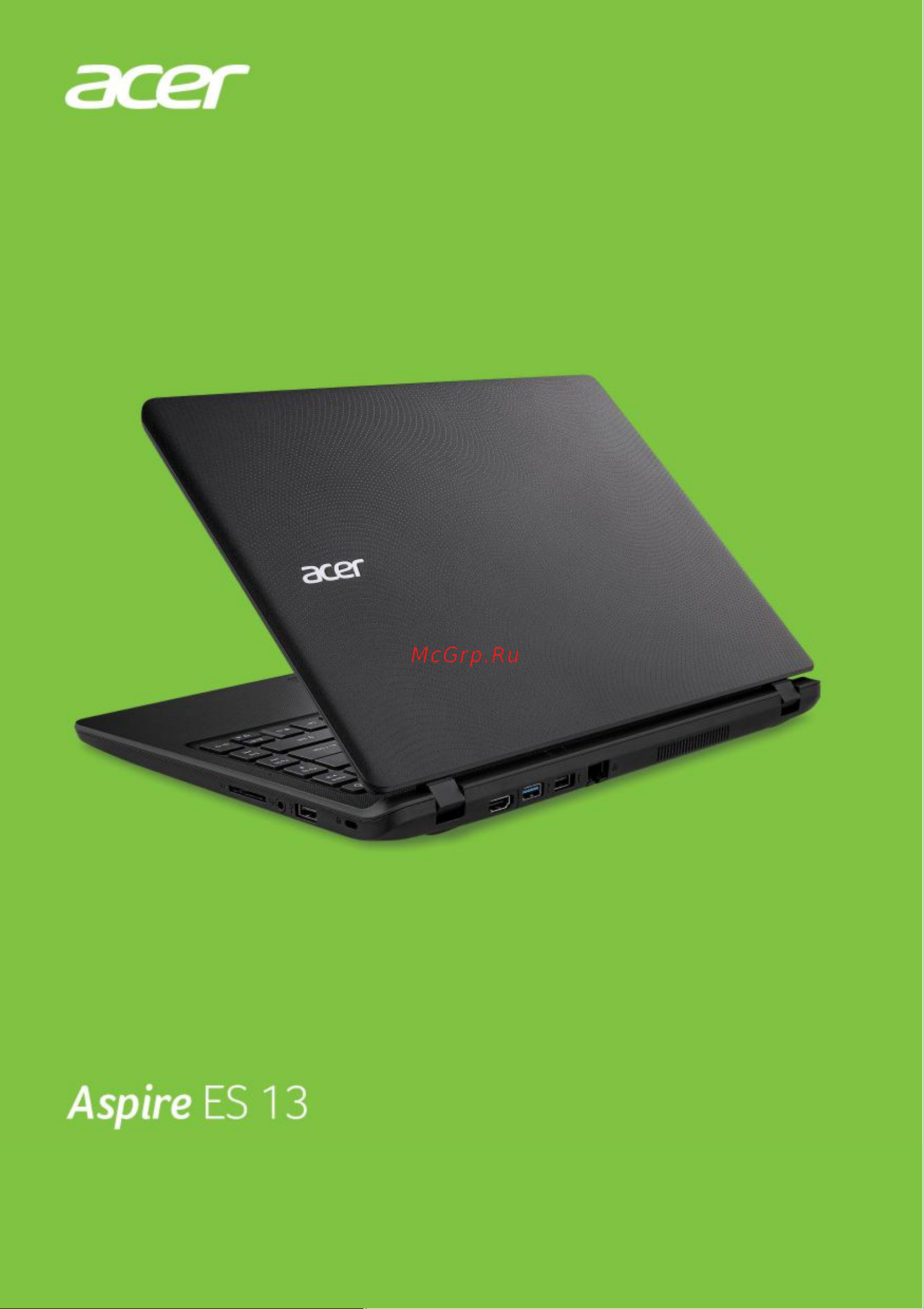 Acer Aspire ES1-332 Руководство по эксплуатации онлайн
