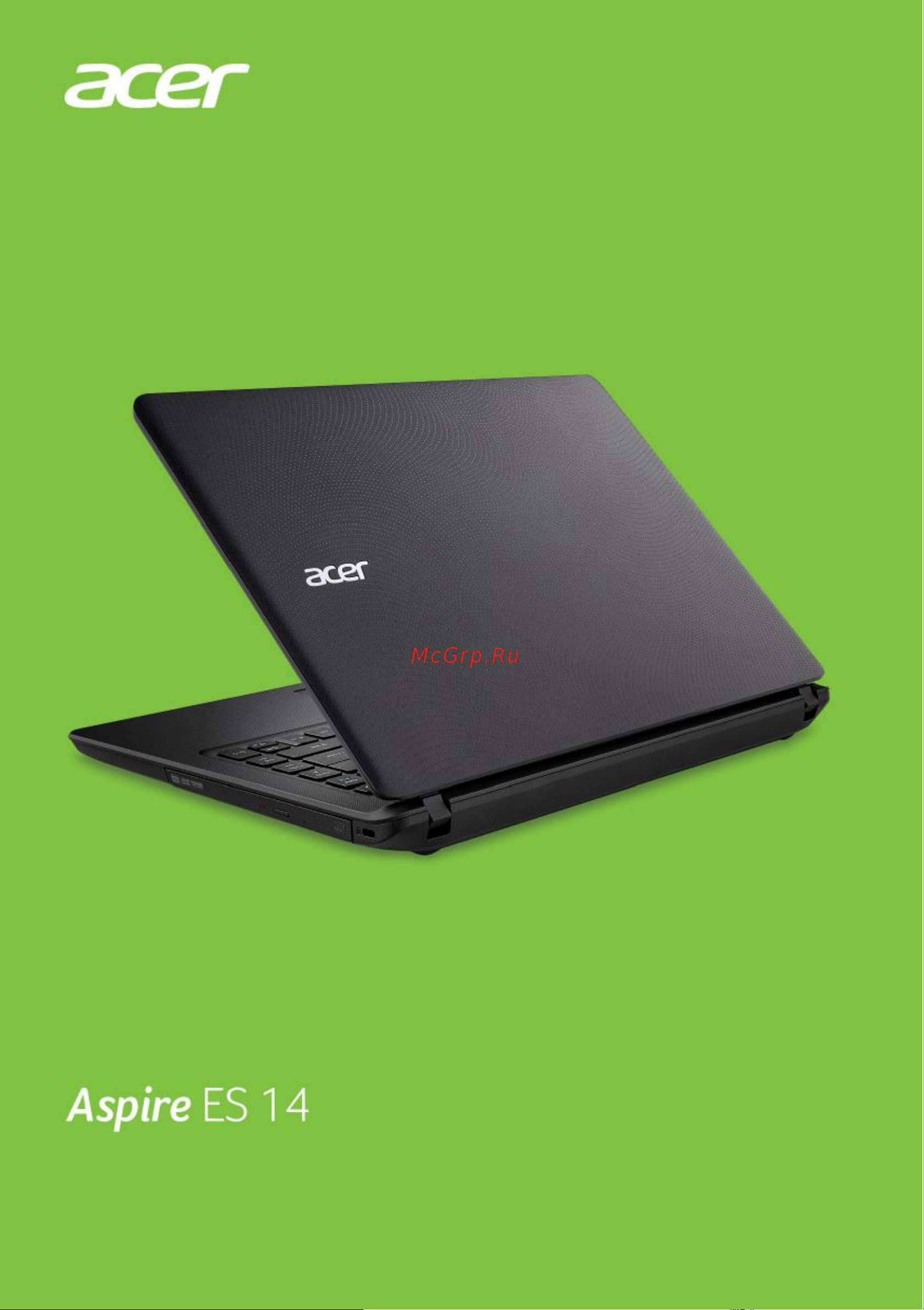 Acer Aspire ES1-432 Руководство по эксплуатации онлайн