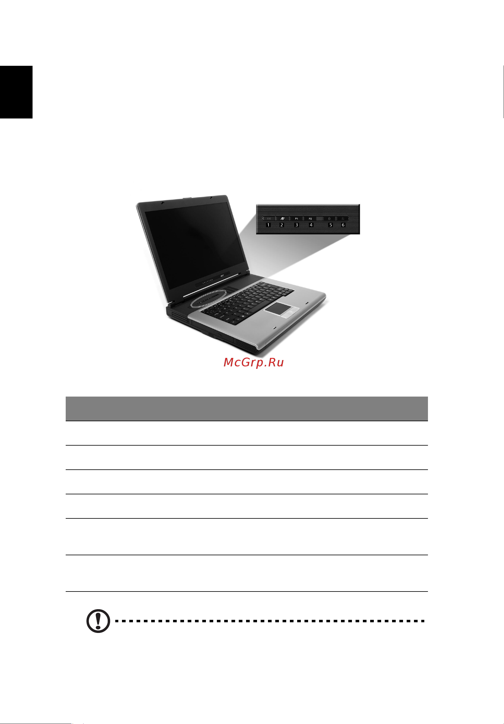 Acer TravelMate 2100 [26/82] Клавиши запуска