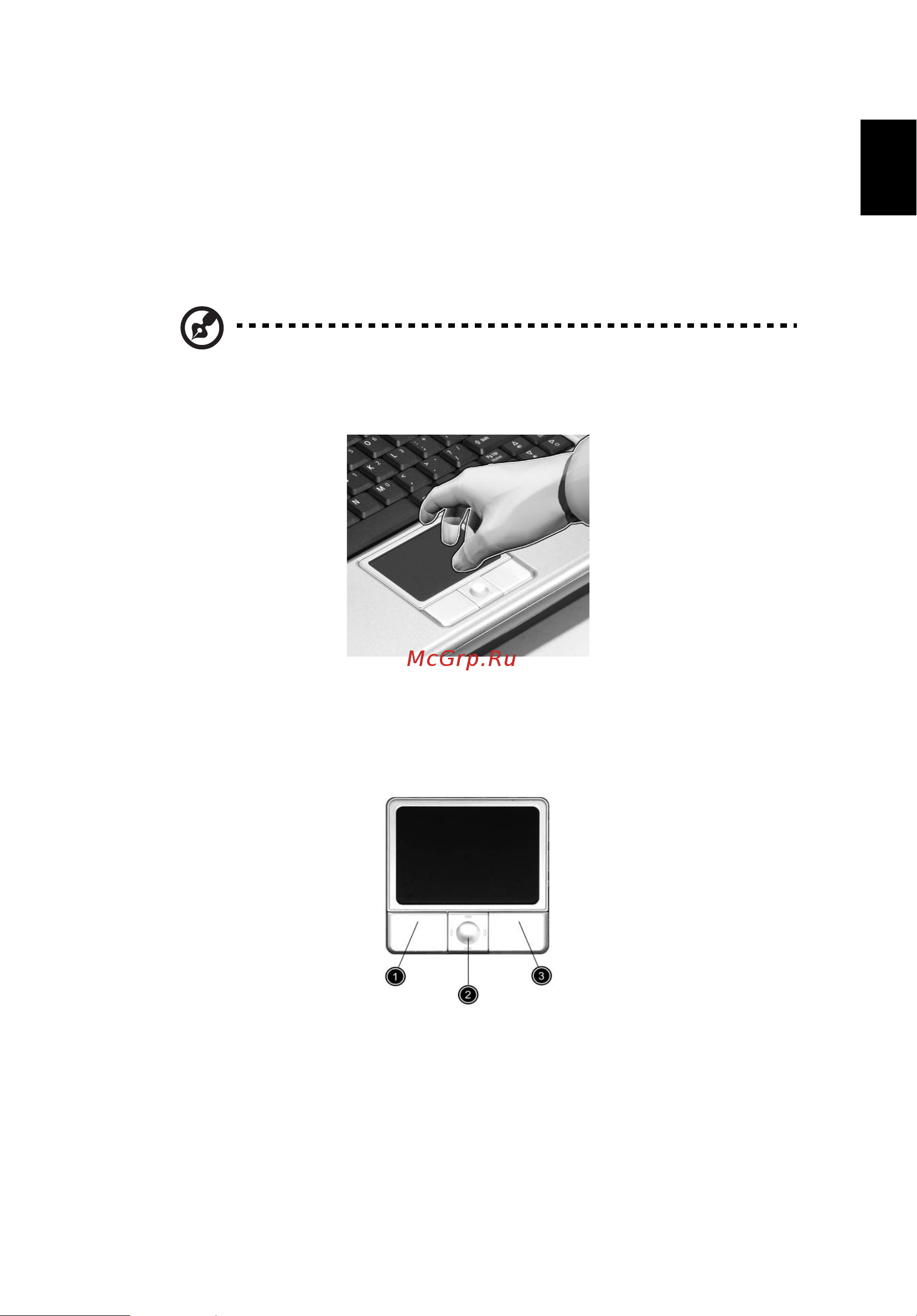 Acer TravelMate 2100 [27/82] Îñíîâû èñïîëüçîâàíèø ñåíñî²íîé ïàíåëè