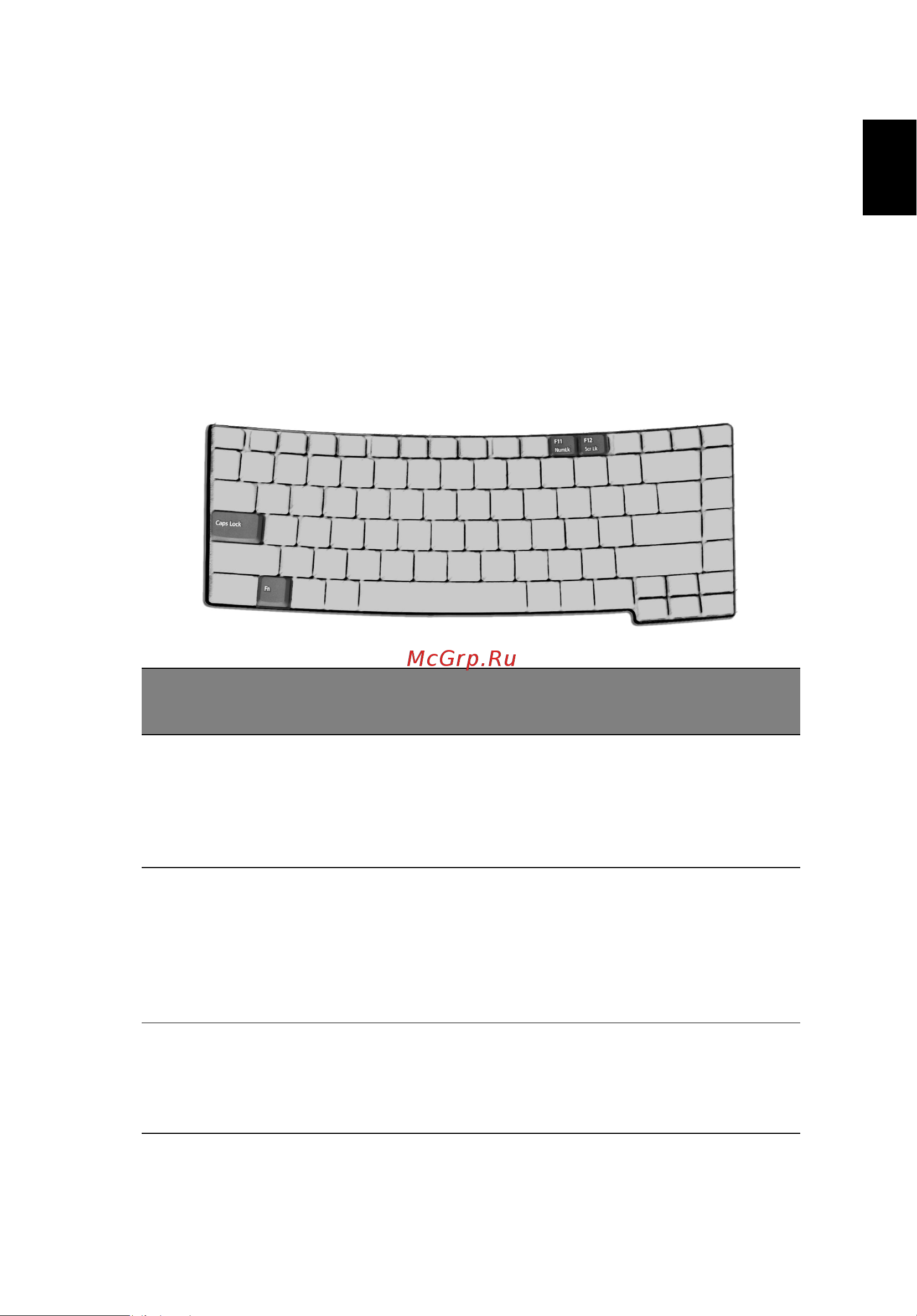 Acer TravelMate 2200 [23/102] Èñïîëüçîâàíèå êëàâèàòó²û