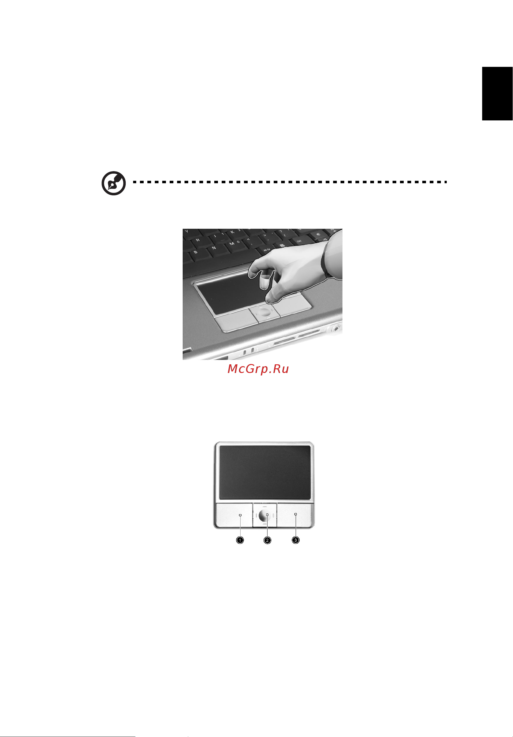 Acer TravelMate 2300 [31/92] Ñåíñî²íàø ïàíåëü