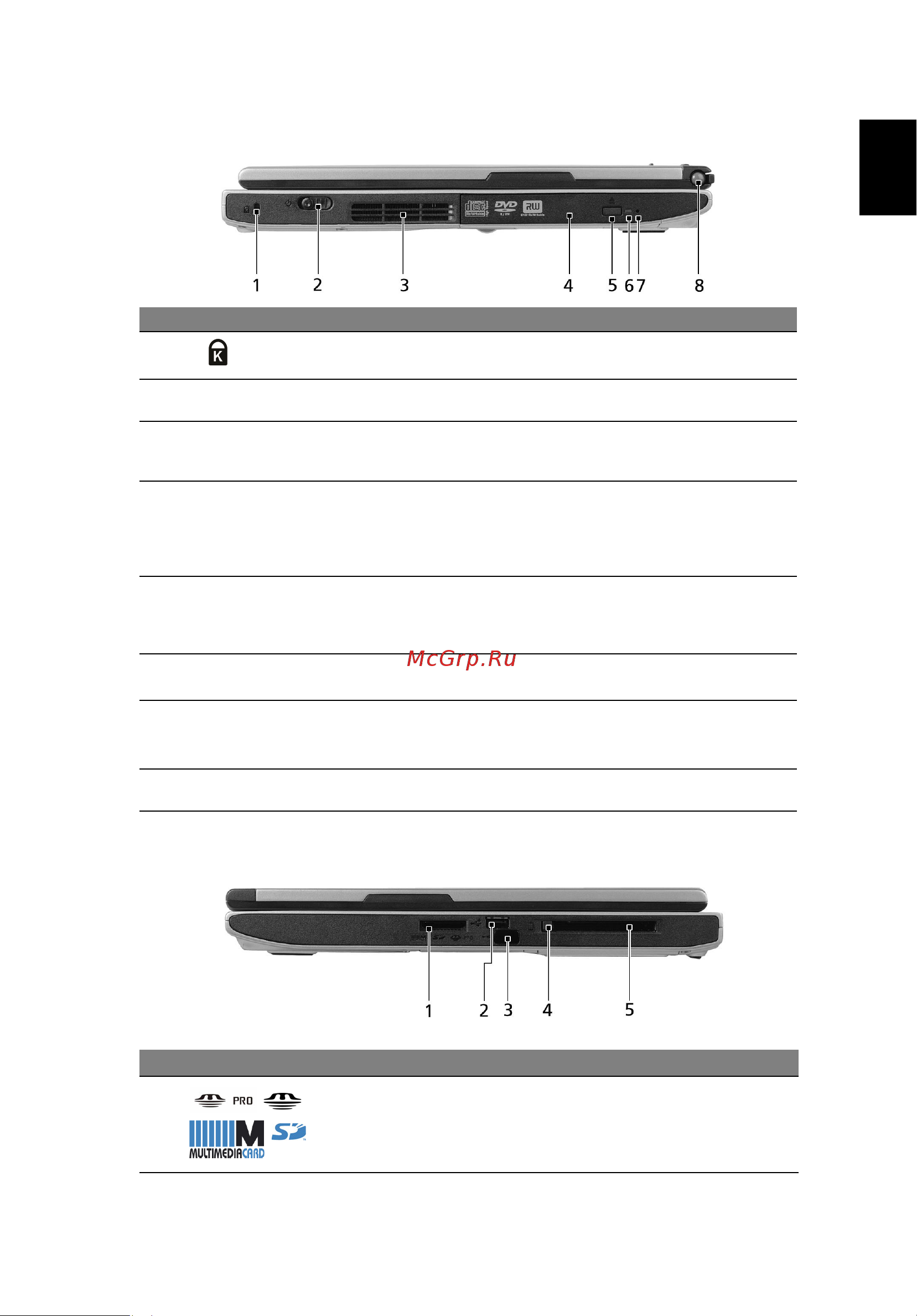 Acer TravelMate C310 [11/68] Вид слева