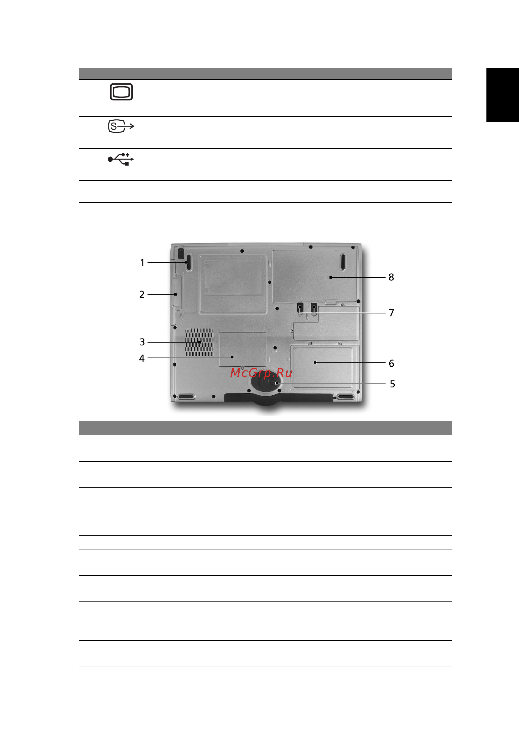 Acer TravelMate C310 [13/68] Вид снизу