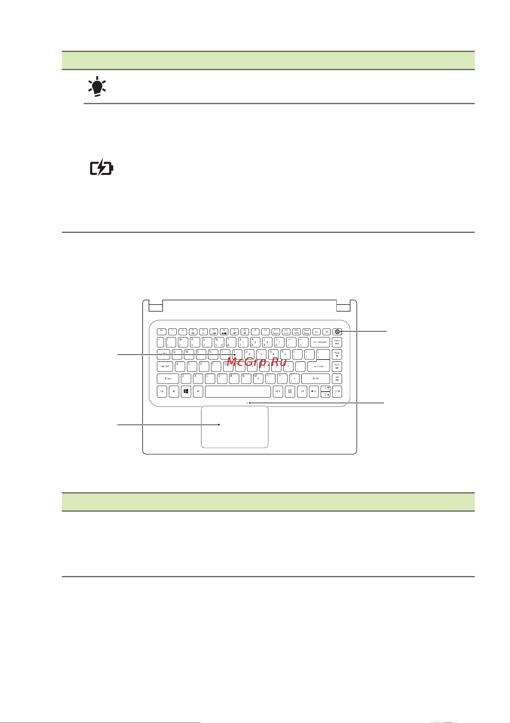 Acer TravelMate P248-M [11/86] Вид клавиатуры
