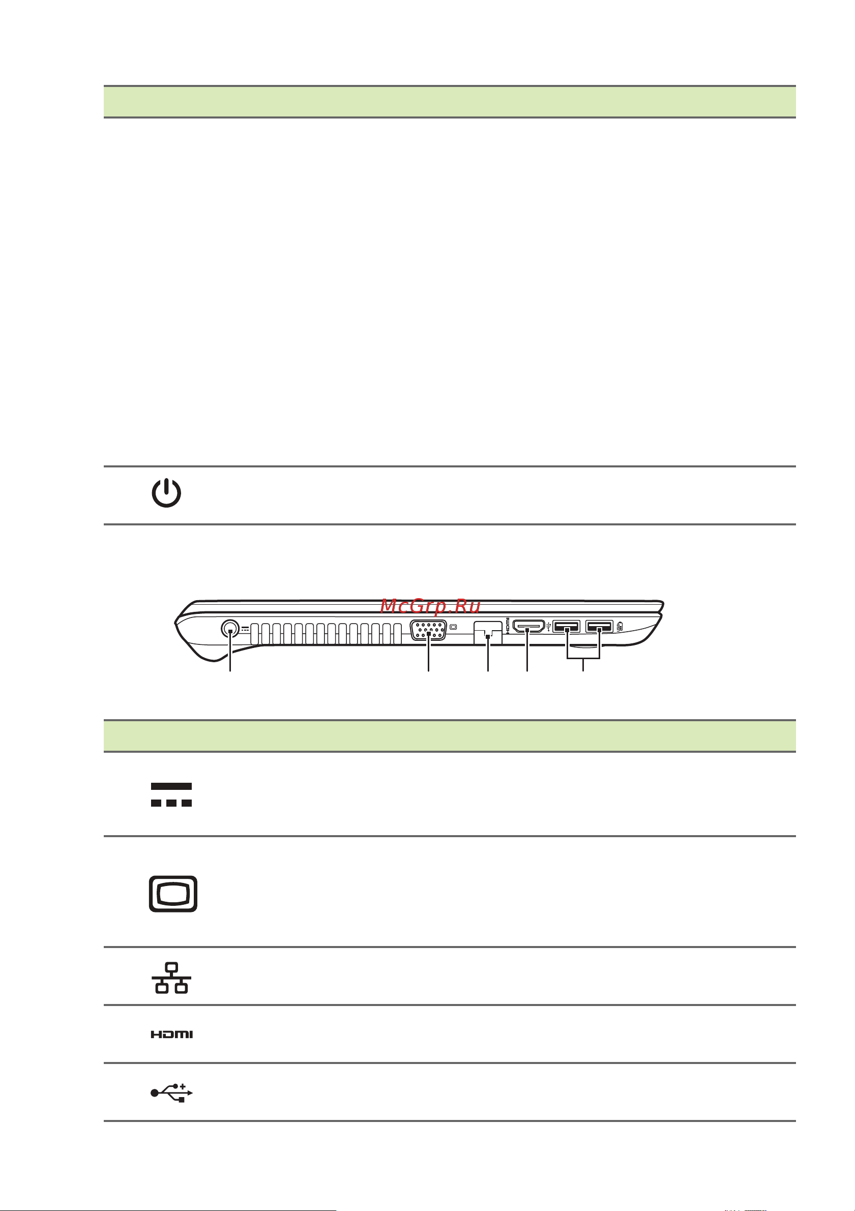 Acer TravelMate P249-G2 [12/92] Вид слева