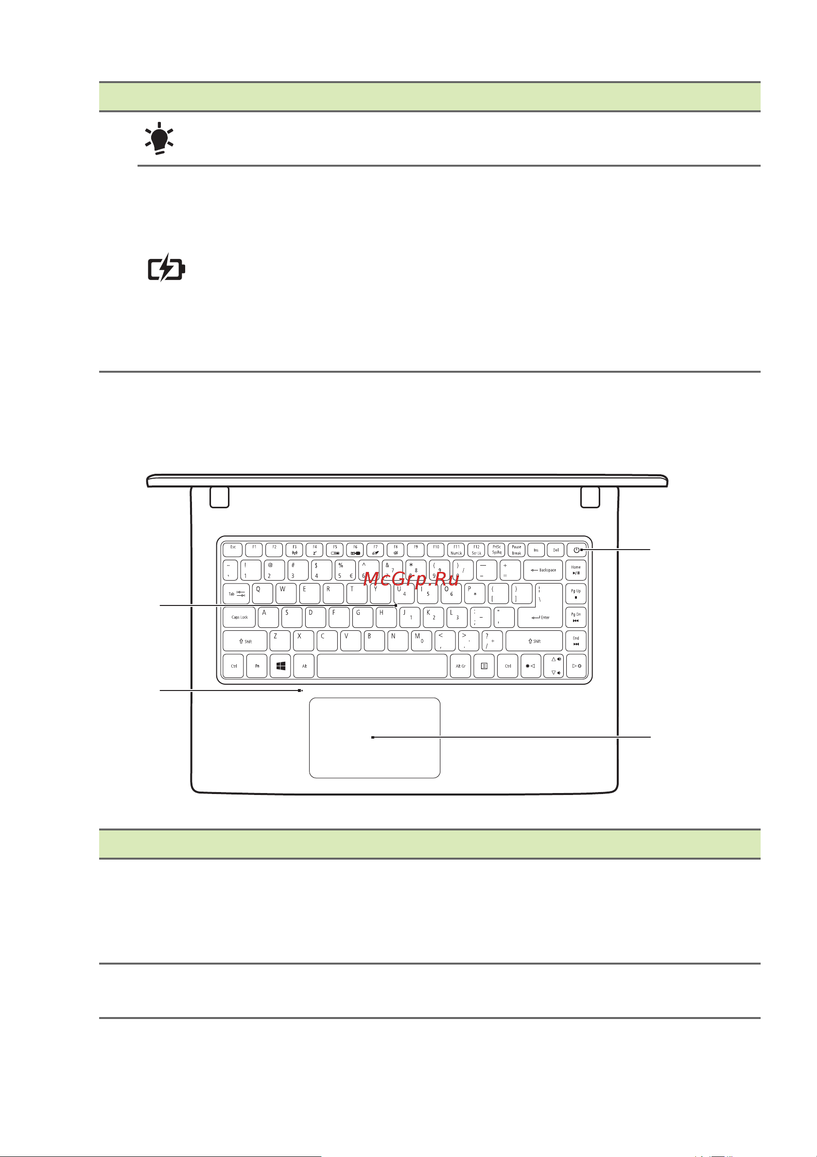 Acer TravelMate P249-G2-MG [11/95] Вид клавиатуры