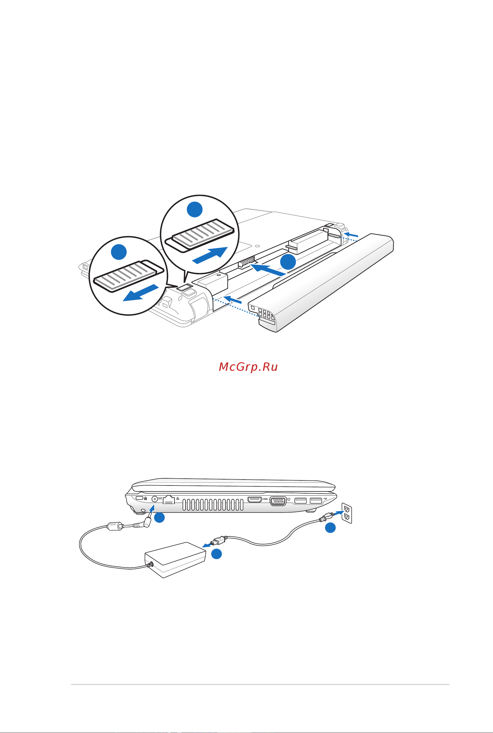 Asus K53U [11/112] Подготовка ноутбука