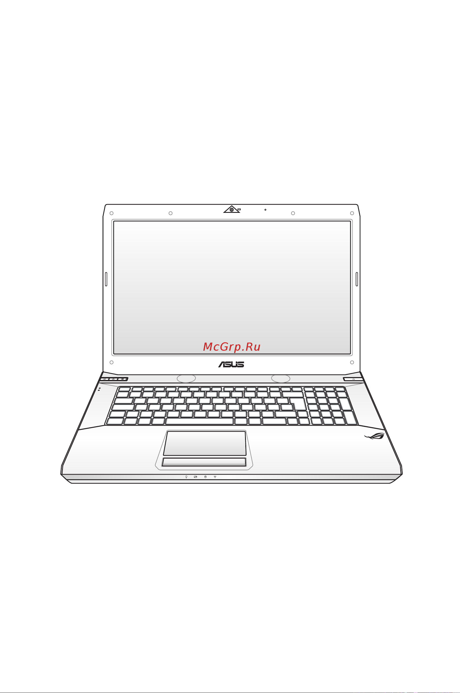 Asus ROG G73Jh Руководство по эксплуатации онлайн
