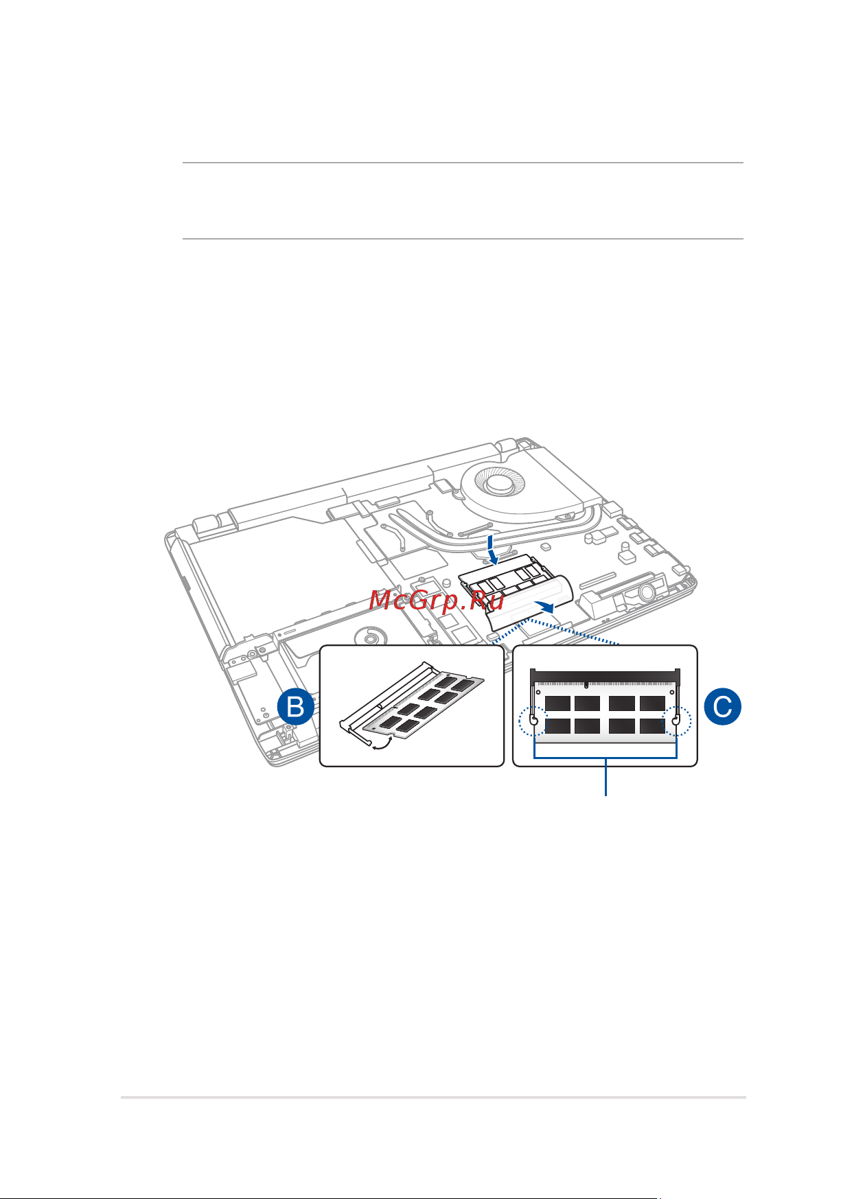 Asus ROG GL553VW [87/126] A снимите крышку отсека