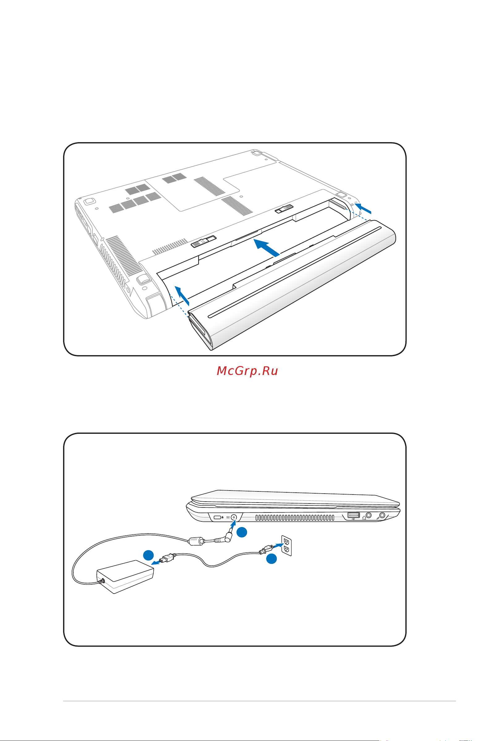 Asus U31SD [11/115] Подготовка ноутбука