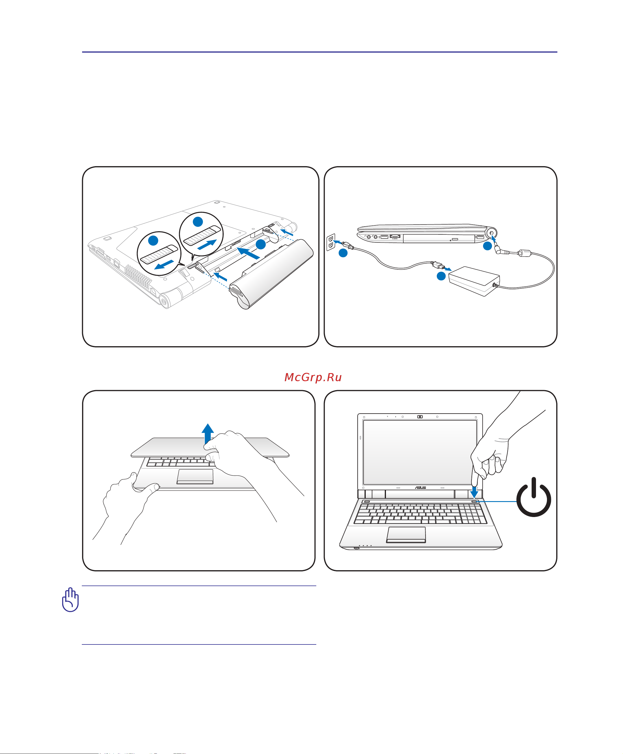 Asus U50Vg [9/90] Preparing your notebook pc