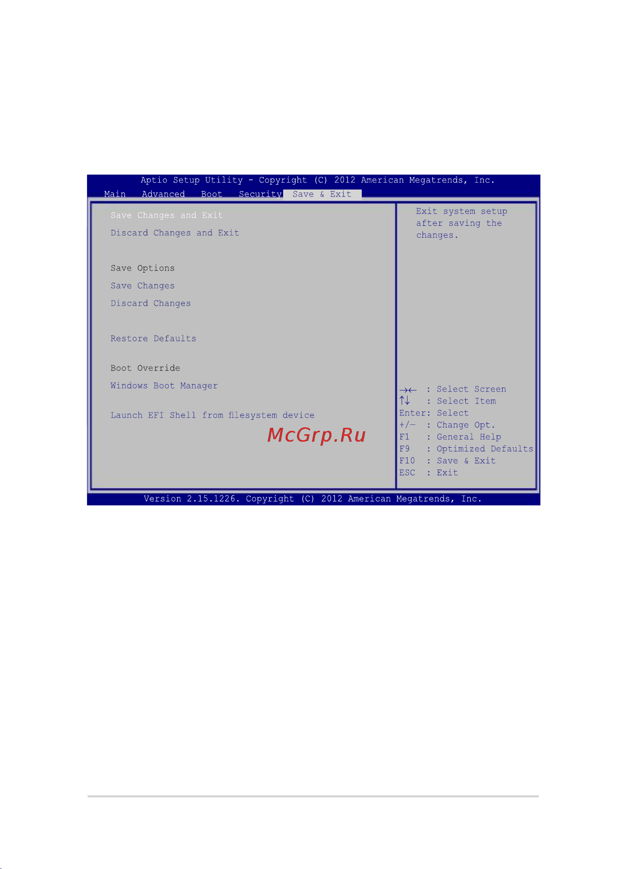 Asus X751LJ [78/114] Save exit