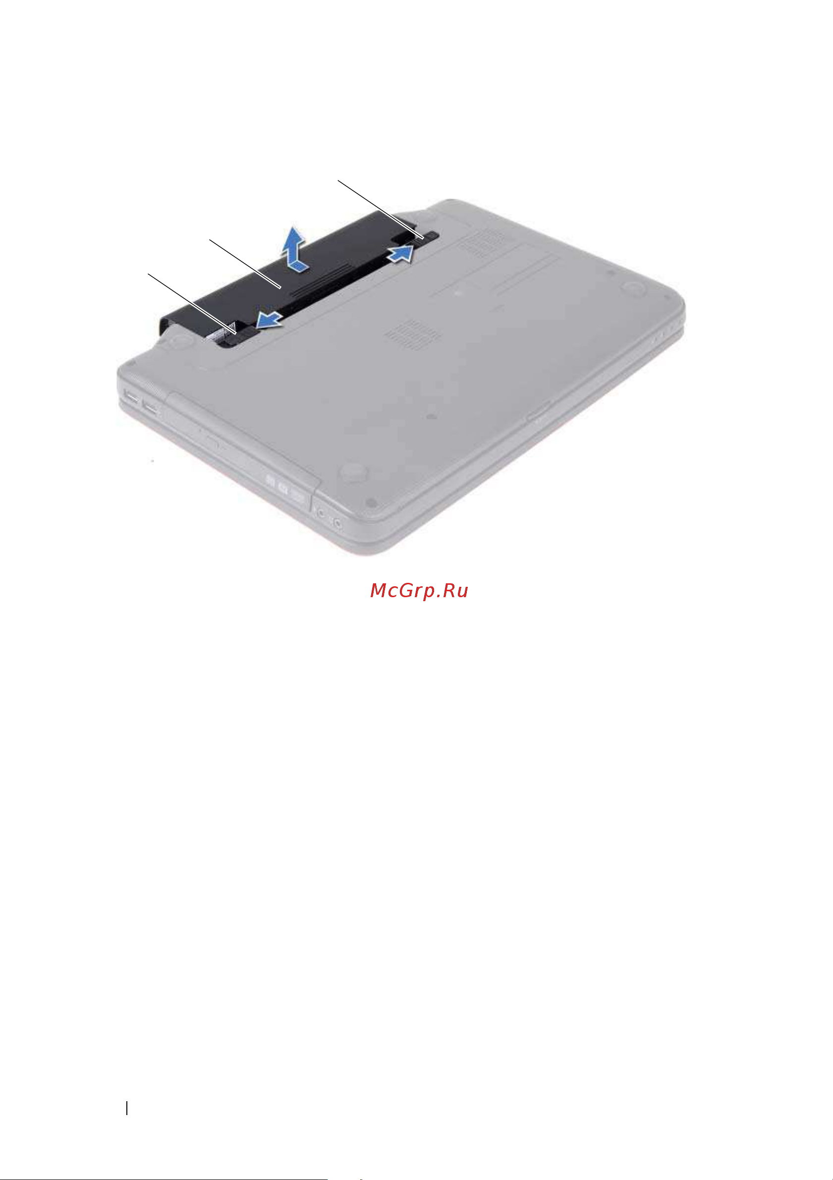 Dell Inspiron 14 AMD M4040 [12/82] Установка аккумулятора