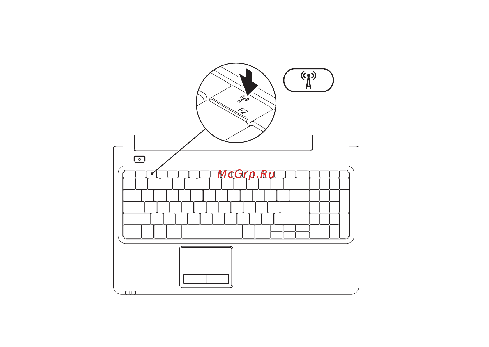 Dell Inspiron 1564 [14/88] Bключение и отключение беспроводных соединений доп