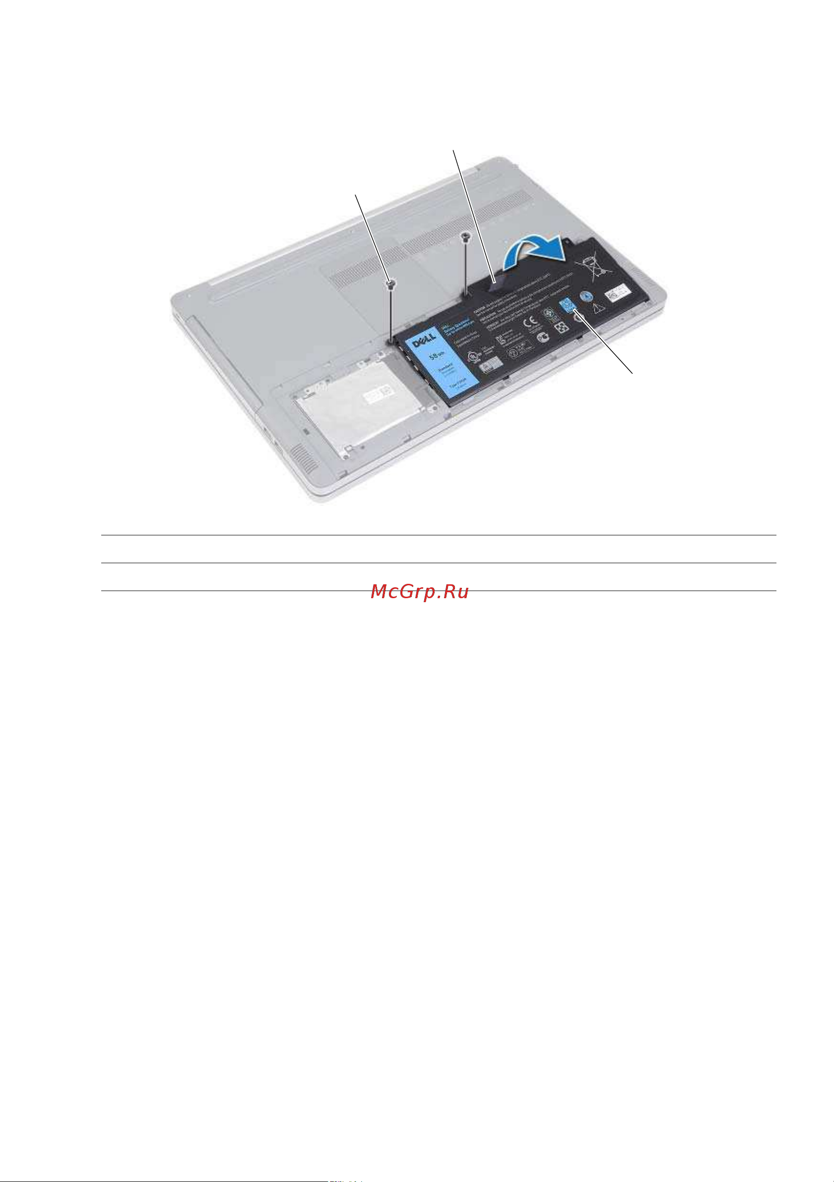 Dell Inspiron 17 7737 [11/61] Выверните винты которые крепят динамики к корпусу компьютера
