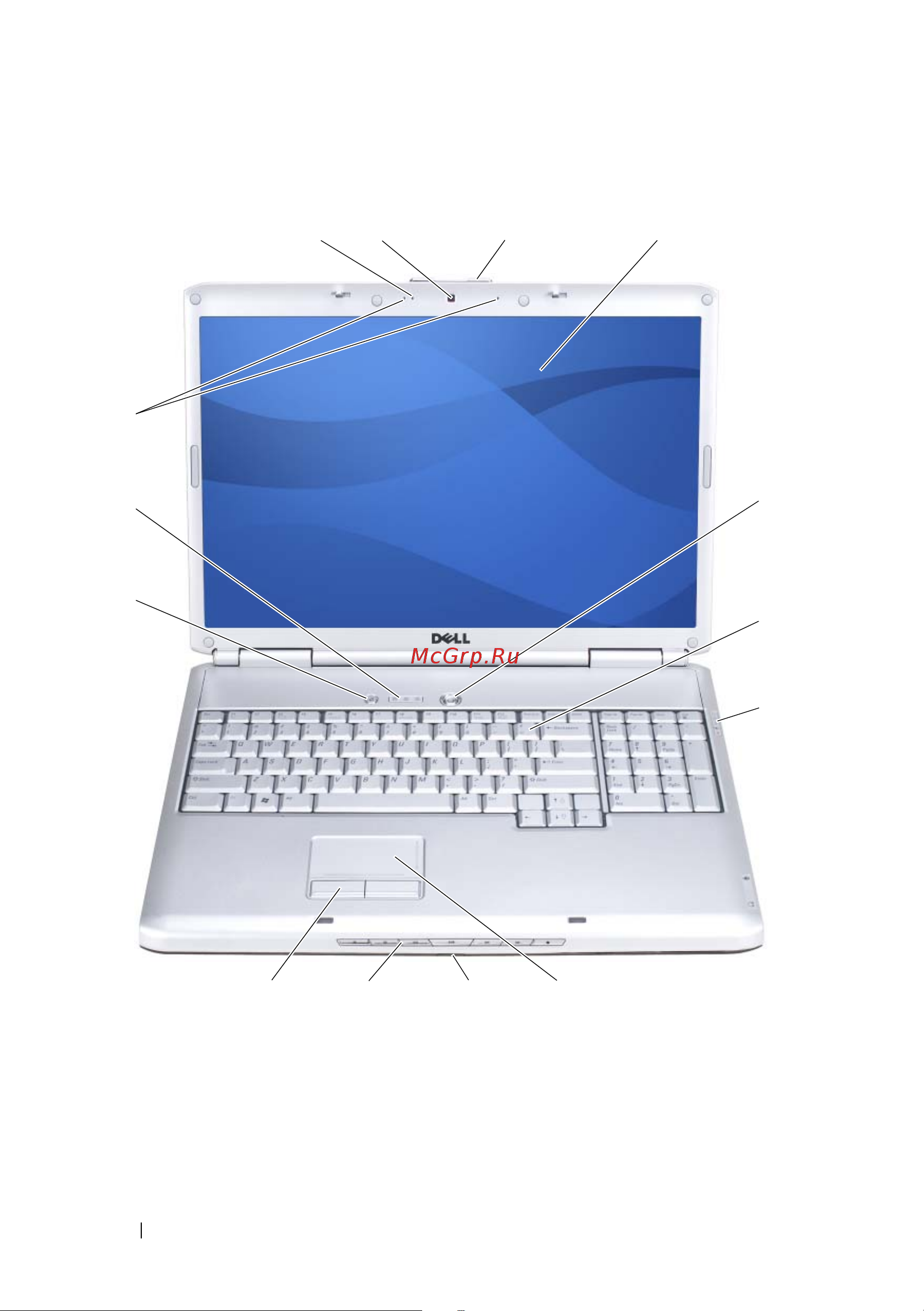 Dell Inspiron 1721 [22/240] Вид спереди