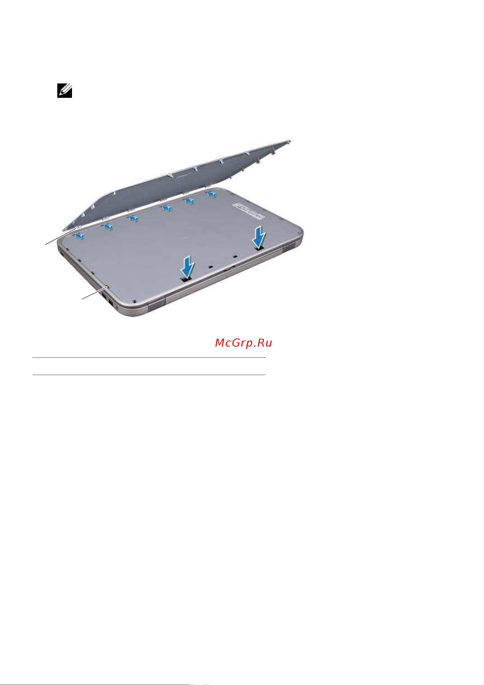 Dell Inspiron 17R 5720 [12/102] Установка декоративной панели
