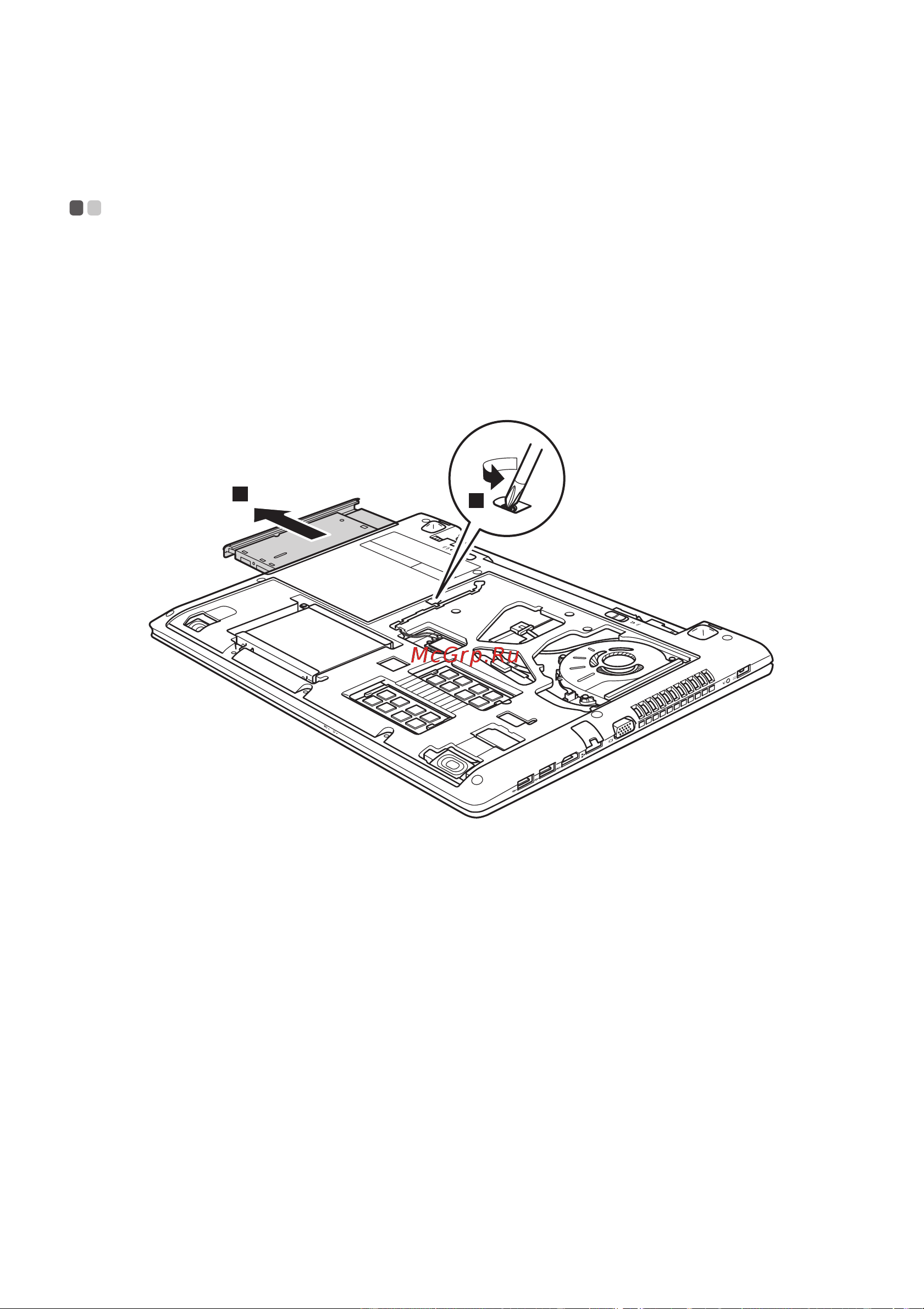 Lenovo G50-80 (Touch) [62/65] Снятие оптического привода