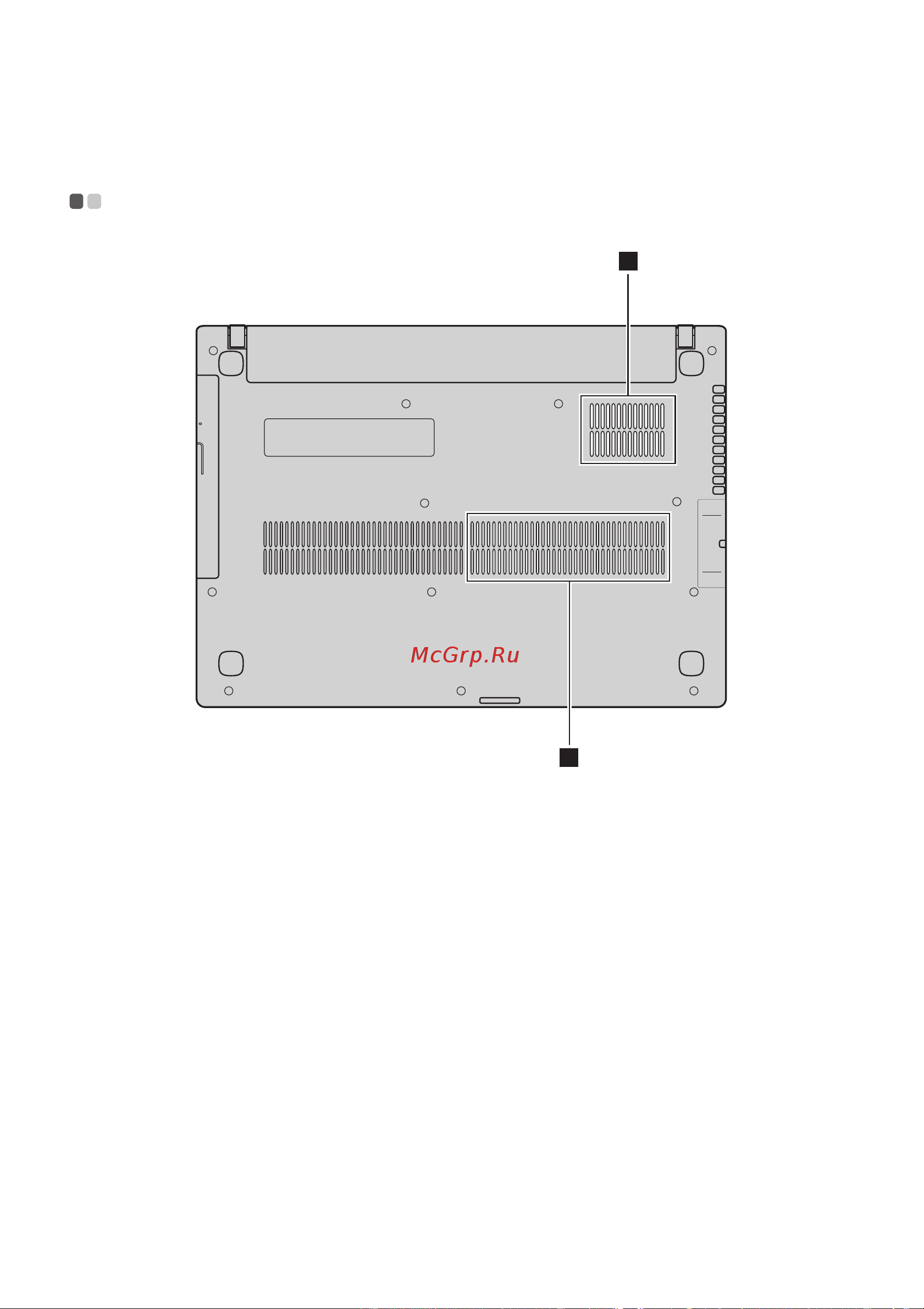 Lenovo IdeaPad 100-14IBD [15/35] Вид снизу