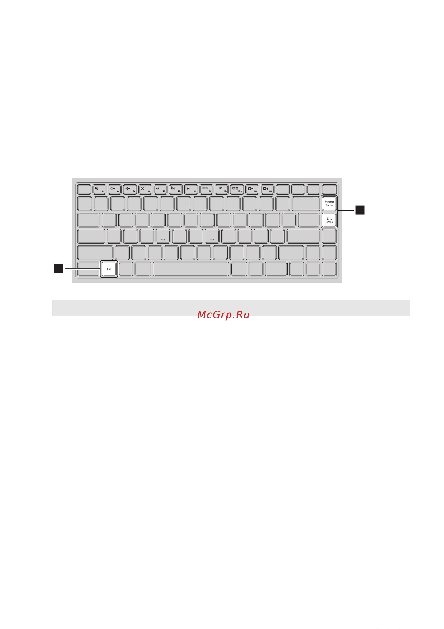 Lenovo IdeaPad 100-14IBD [7/35] Использование клавиатуры